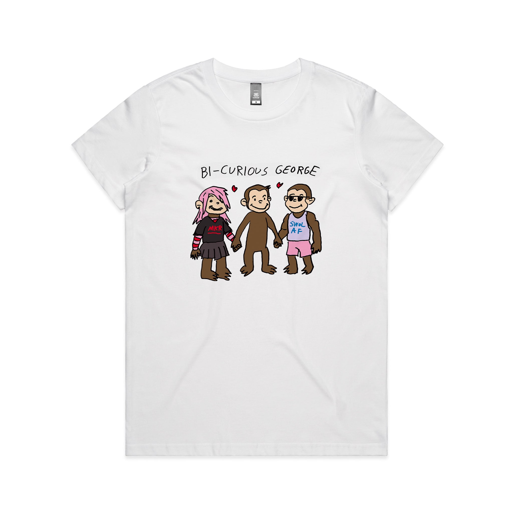 Bi-Curious George Tee