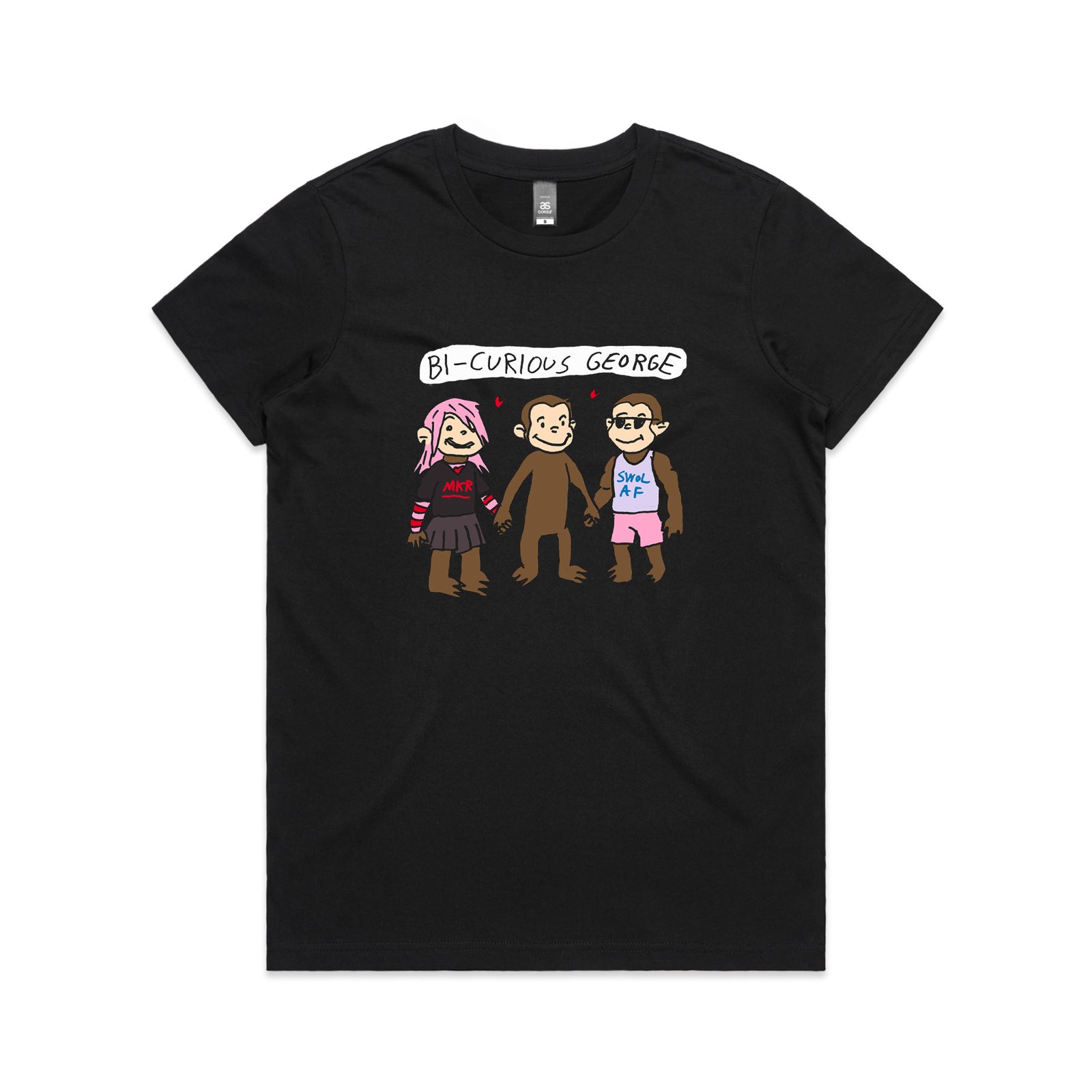 Bi-Curious George Tee