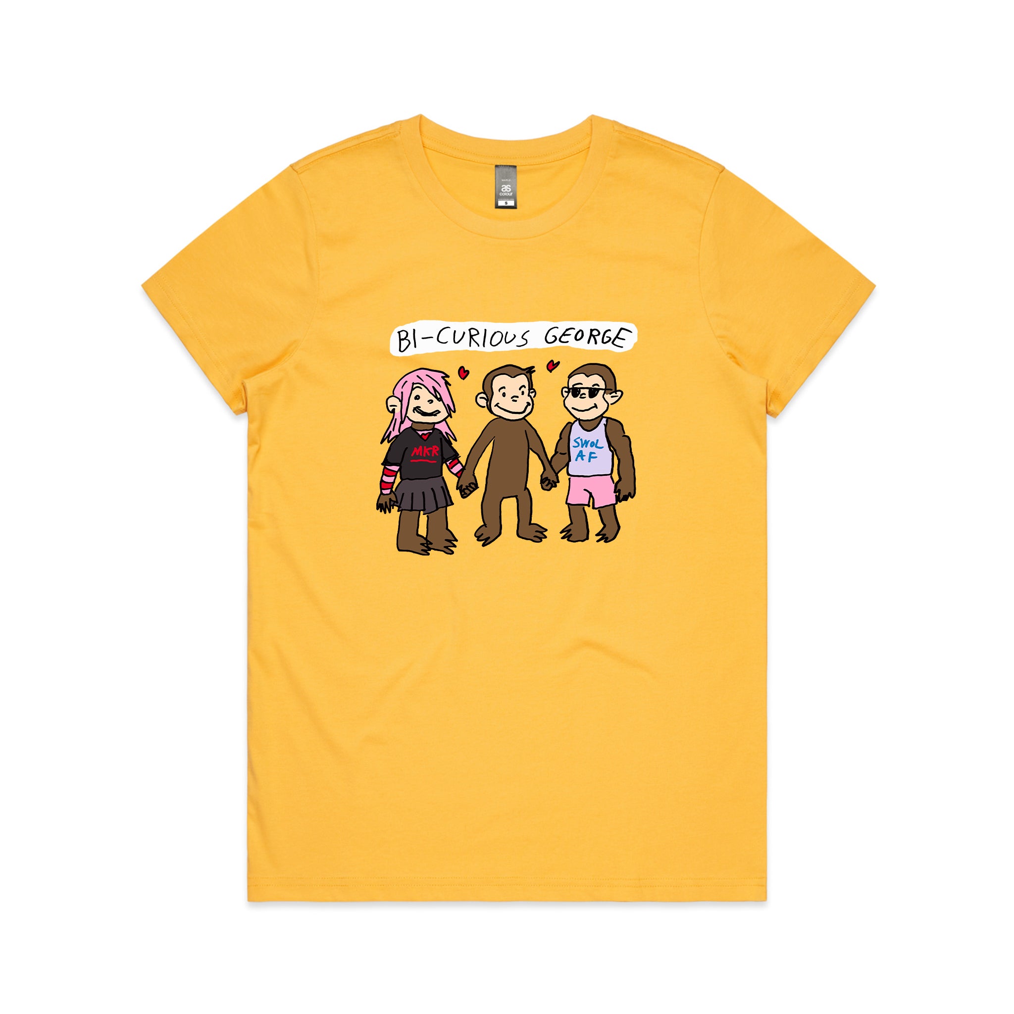 Bi-Curious George Tee