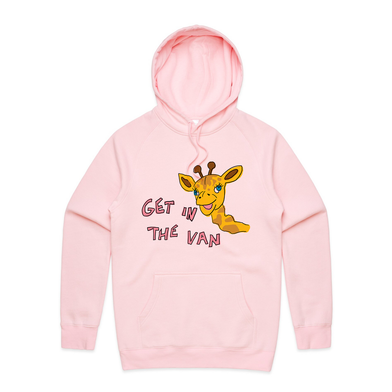 Get in the van healthy harold hoodie. Printed in Sydney by Lonely Kids Club.