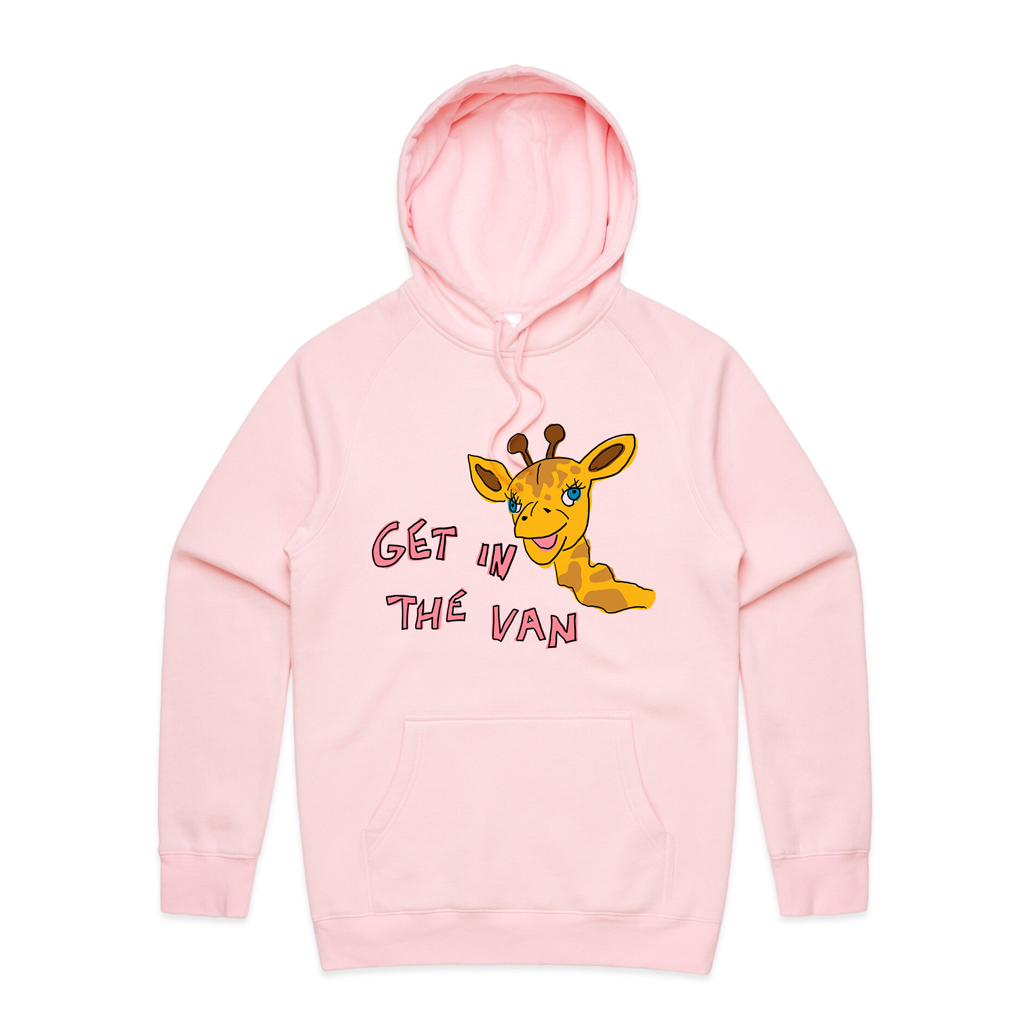 Get in the van healthy harold hoodie. Printed in Sydney by Lonely Kids Club.