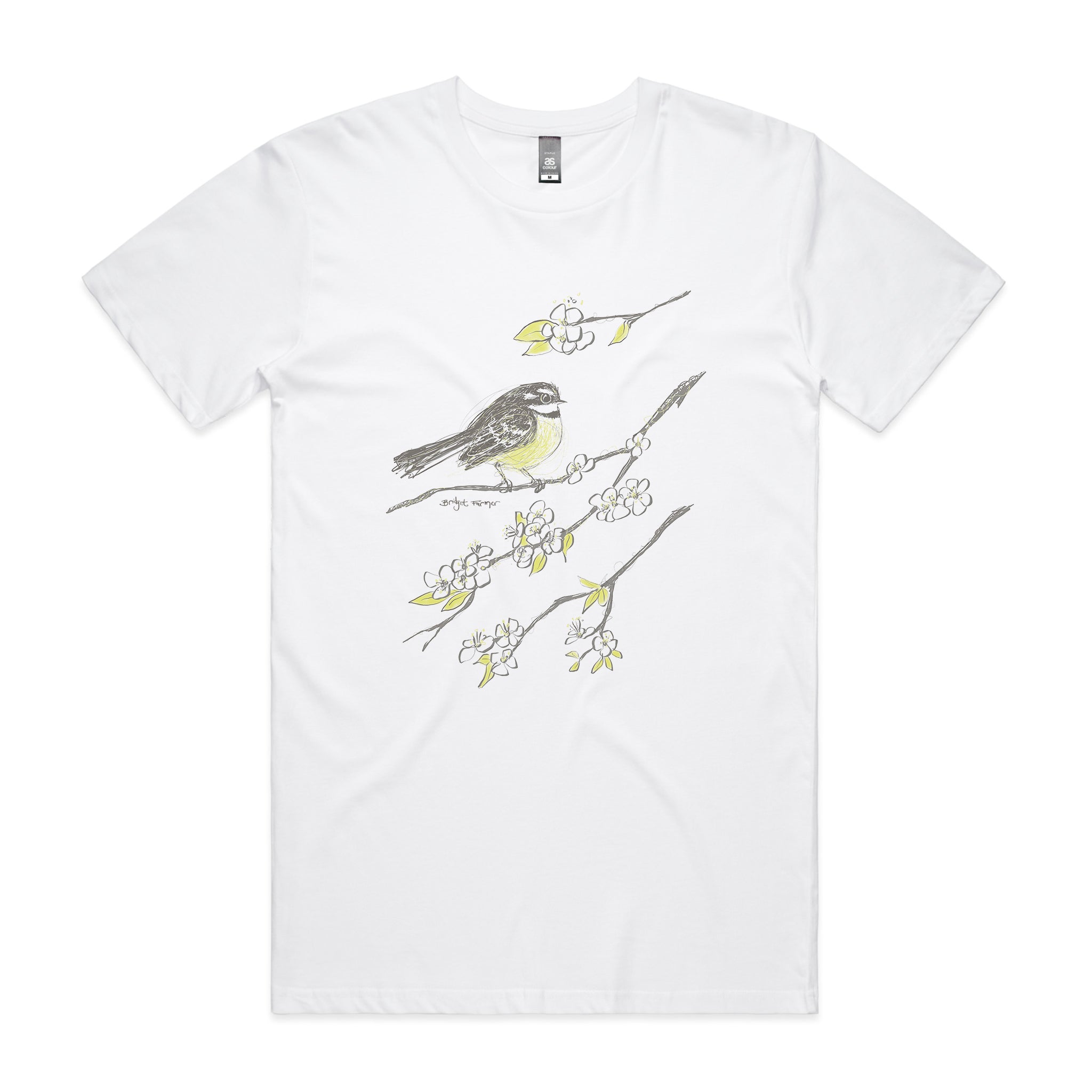 Grey Fantail Tee