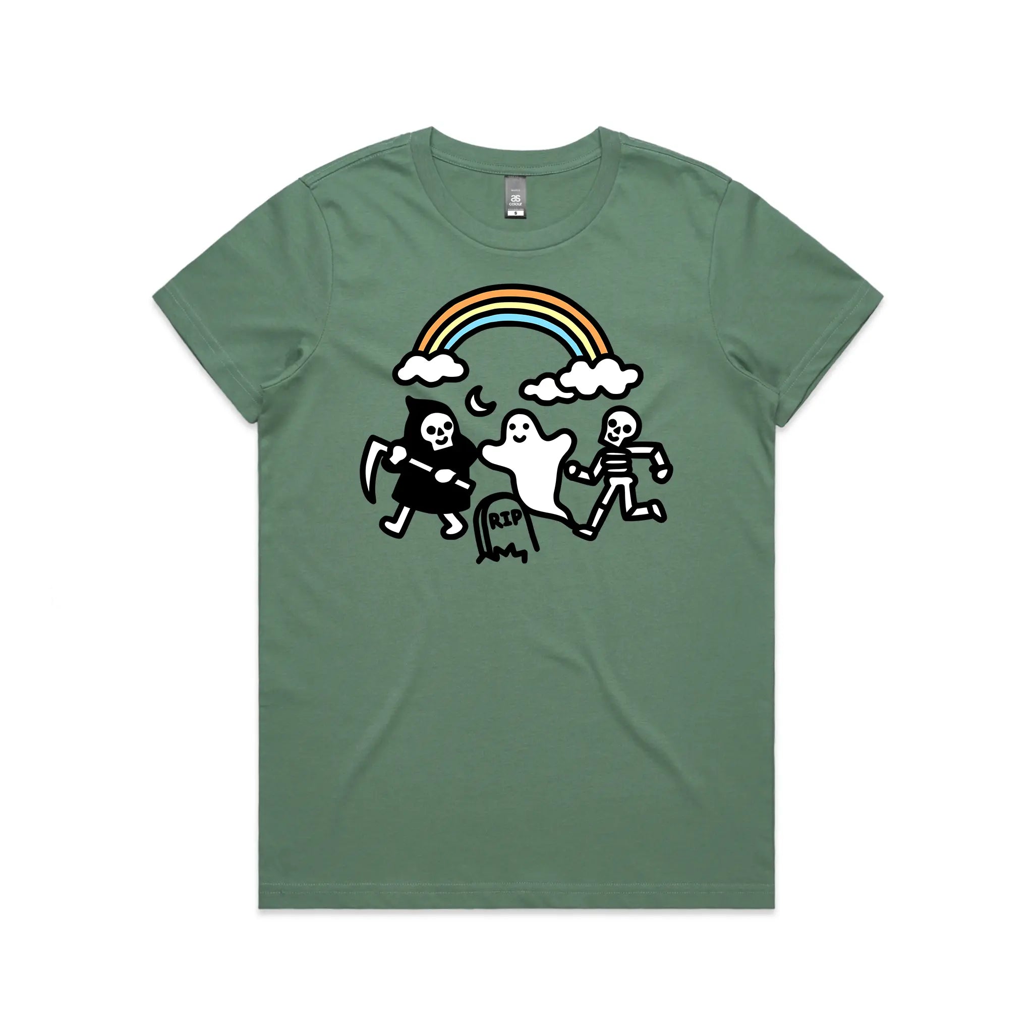Grim Ghost Skeleton Tee