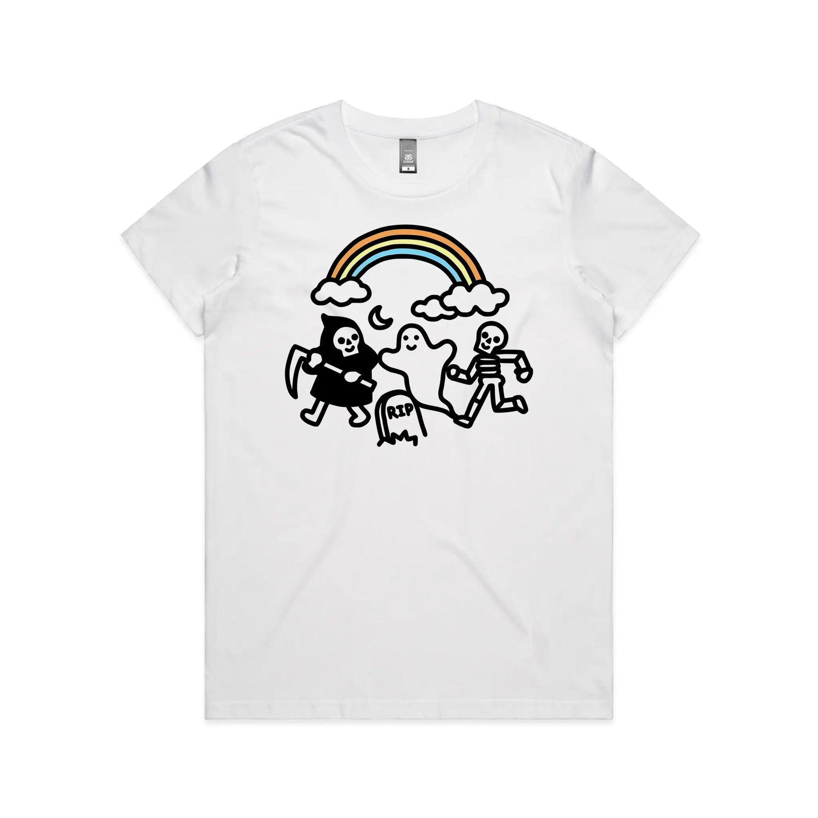 Grim Ghost Skeleton Tee