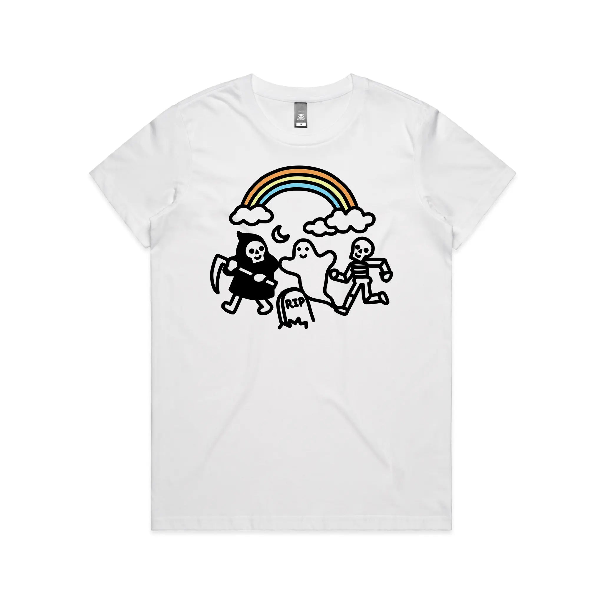 Grim Ghost Skeleton Tee