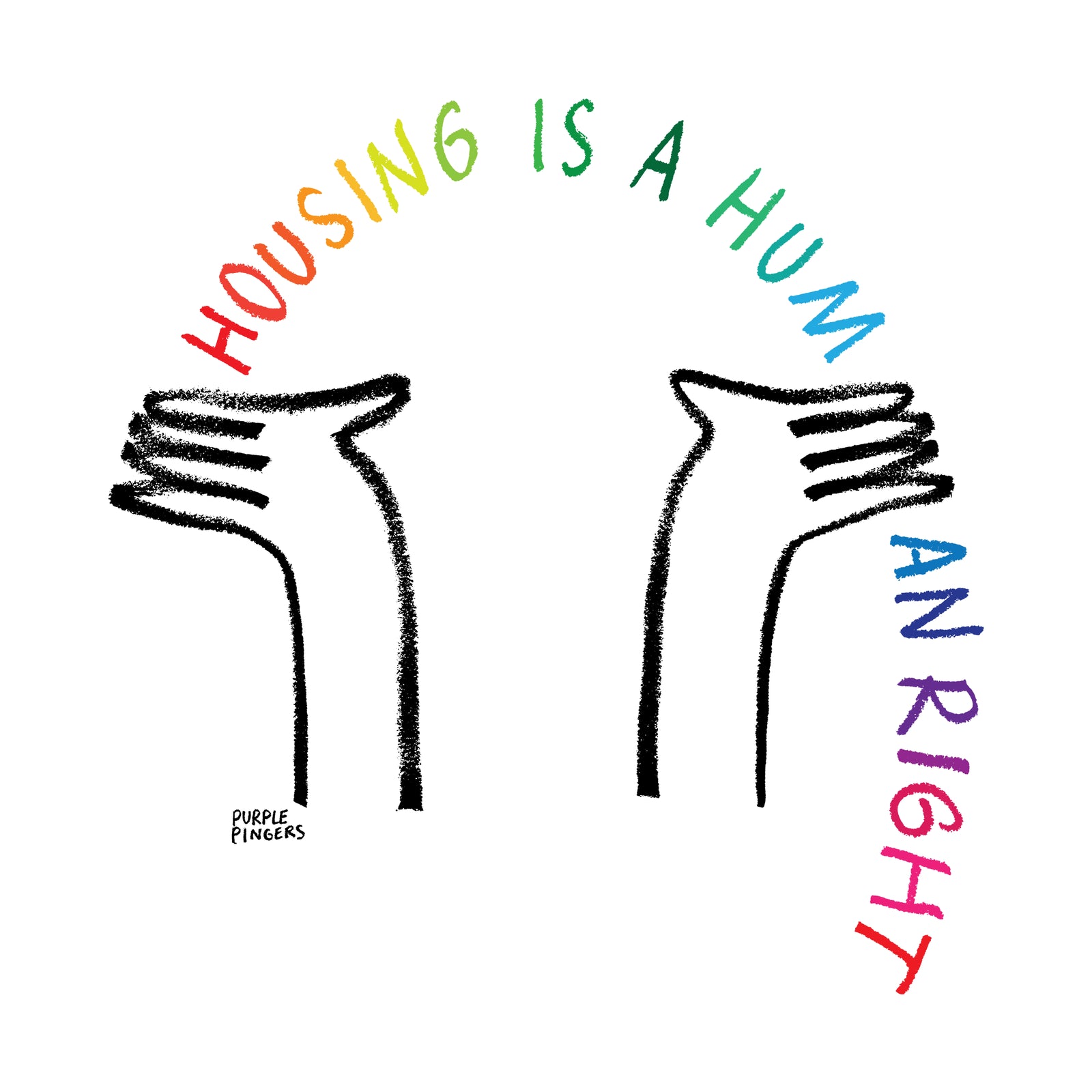Housing Rainbow Kids Tee