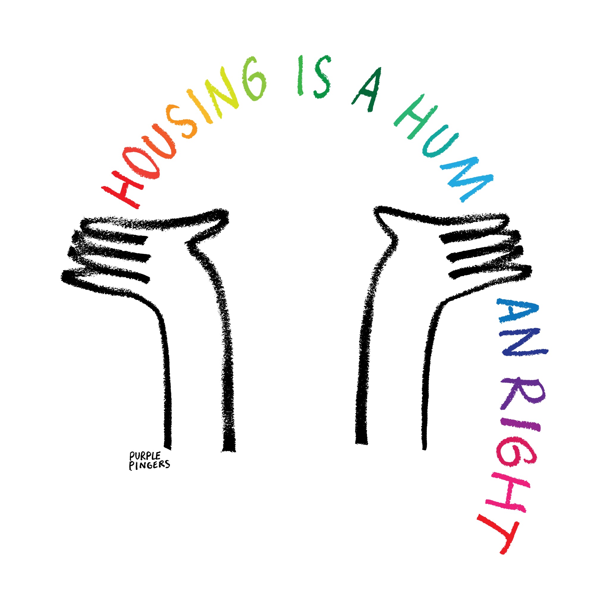 Housing Rainbow Kids Tee