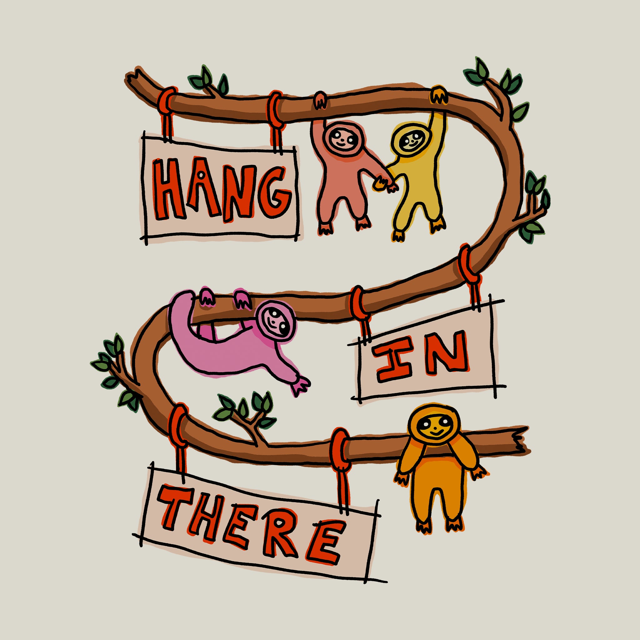 Hang In There Tote