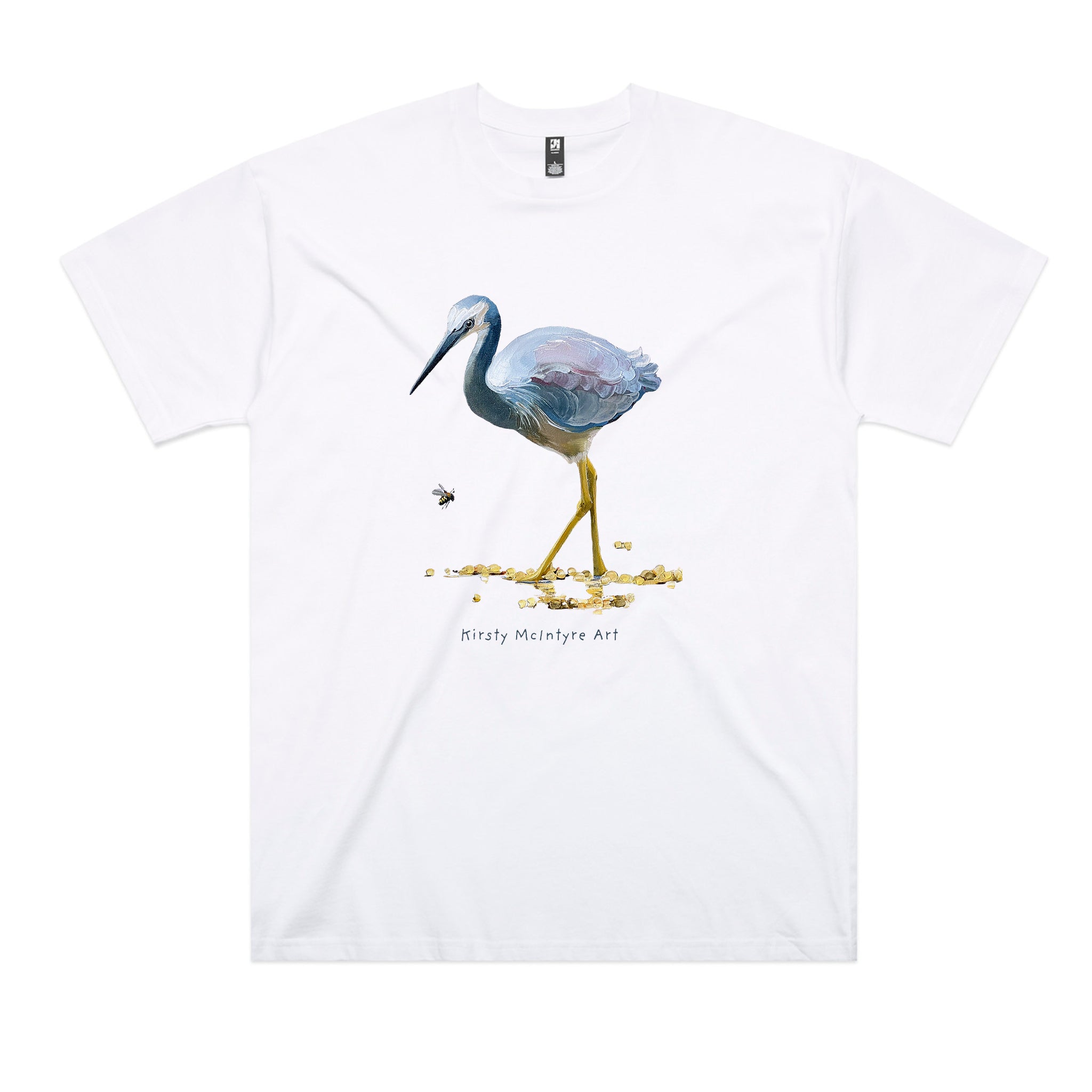 White Faced Heron Tee