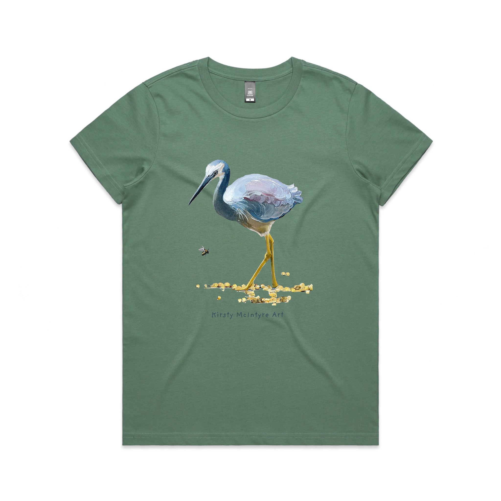 White Faced Heron Tee