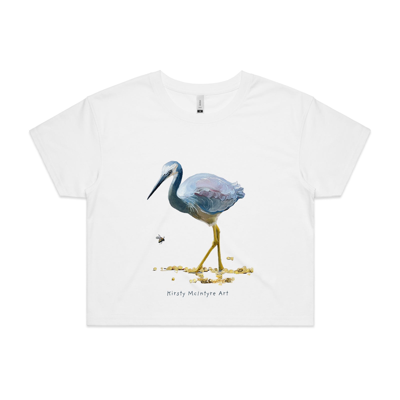 White Faced Heron Tee