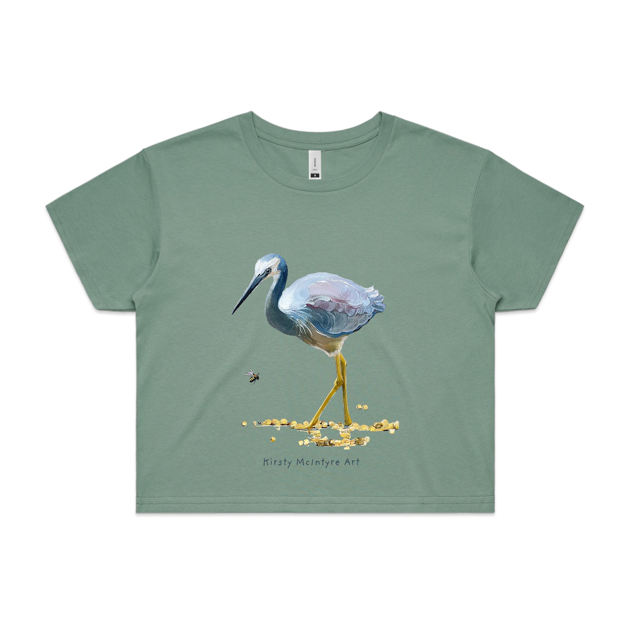 White Faced Heron Tee