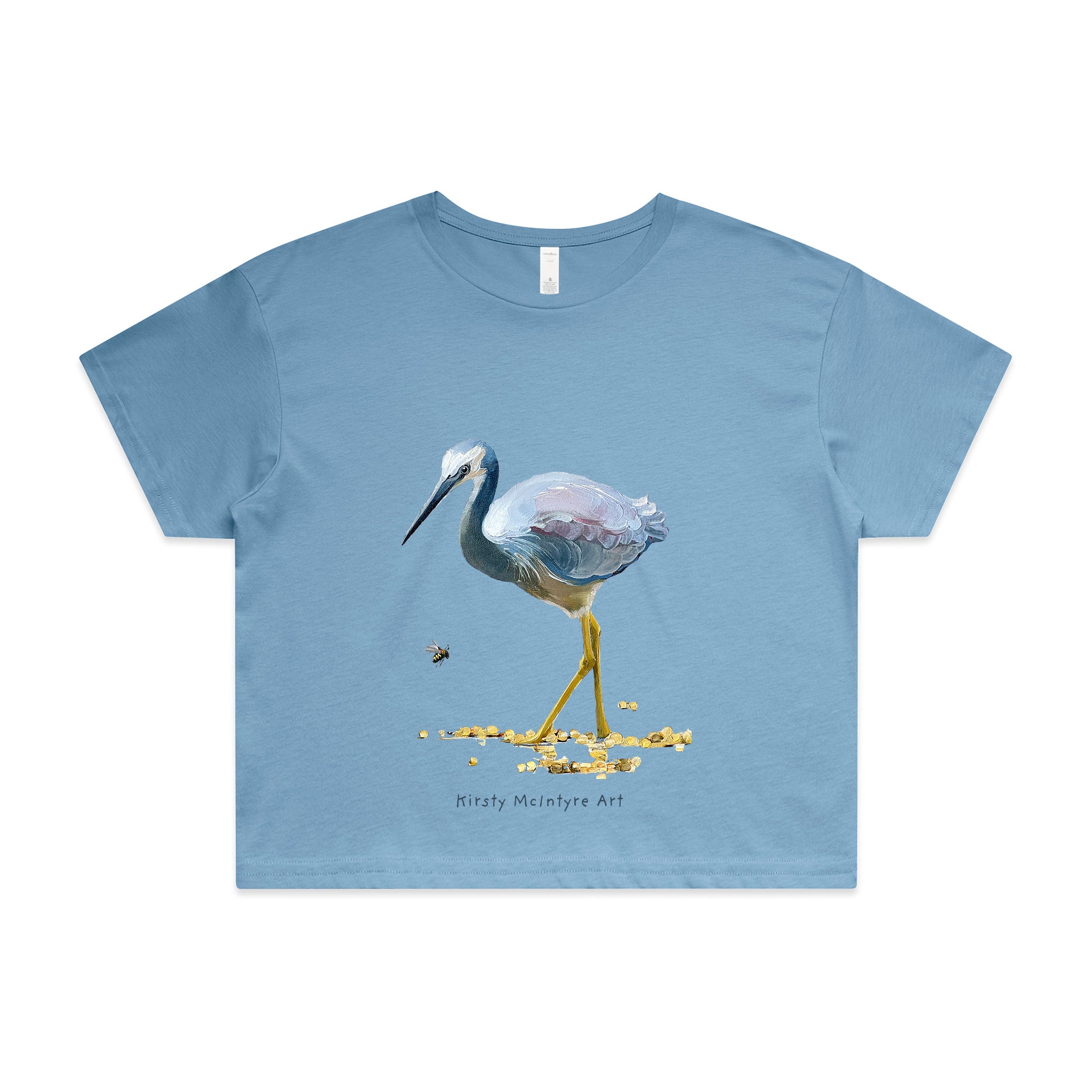 White Faced Heron Tee