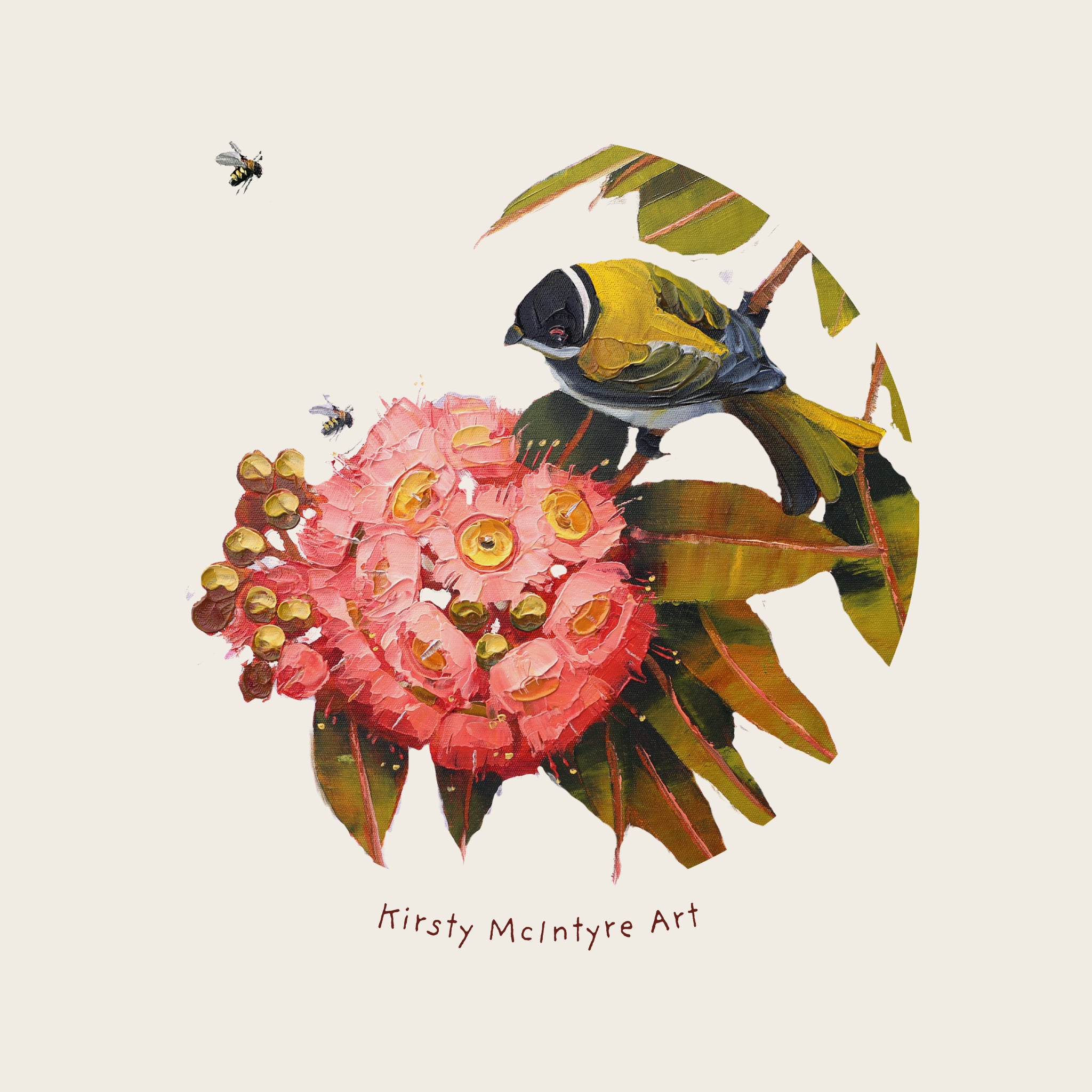 Honeyeater & Gum Blossom Tee