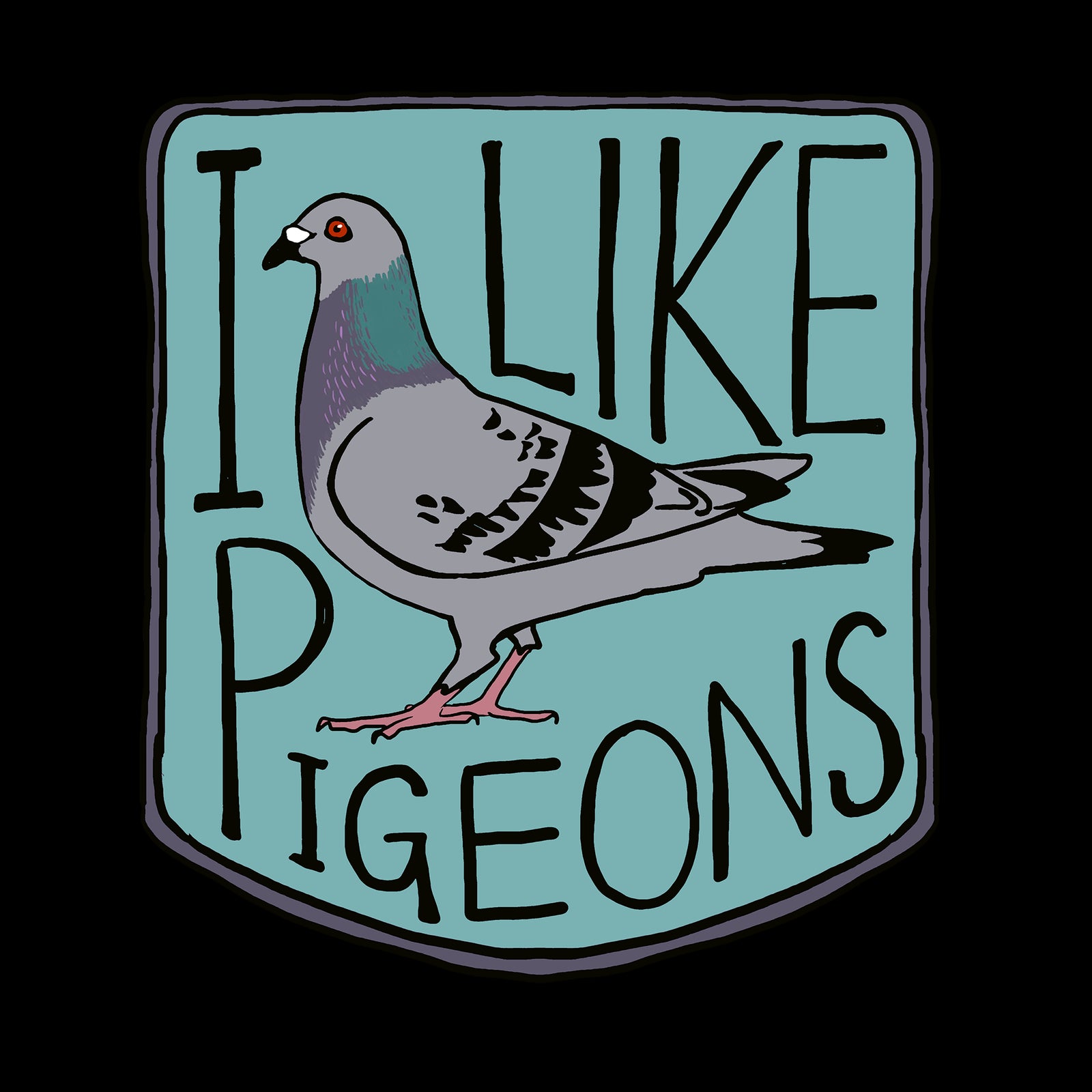 I Like Pigeons Sun Hat hat by Lonely Kids Club