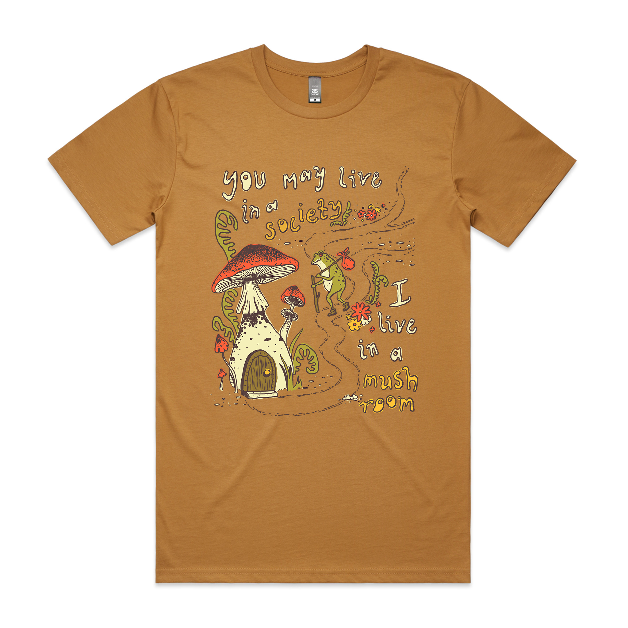 I Live In A Mushroom Tee