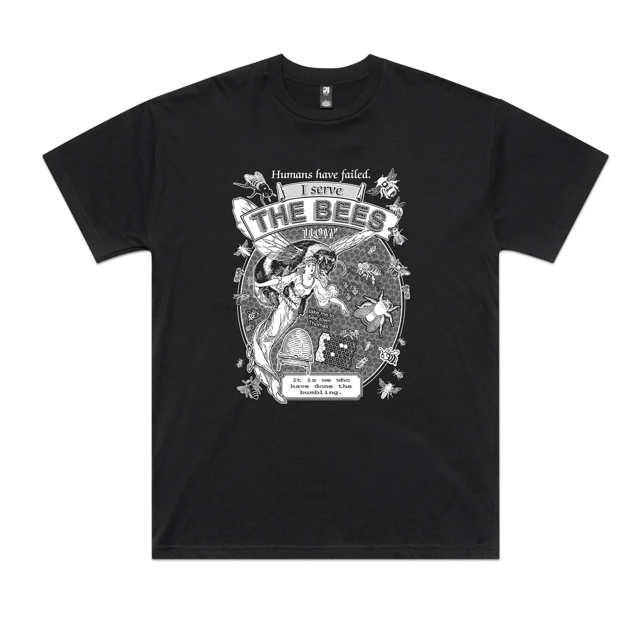I Serve The Bees Oversized Tee