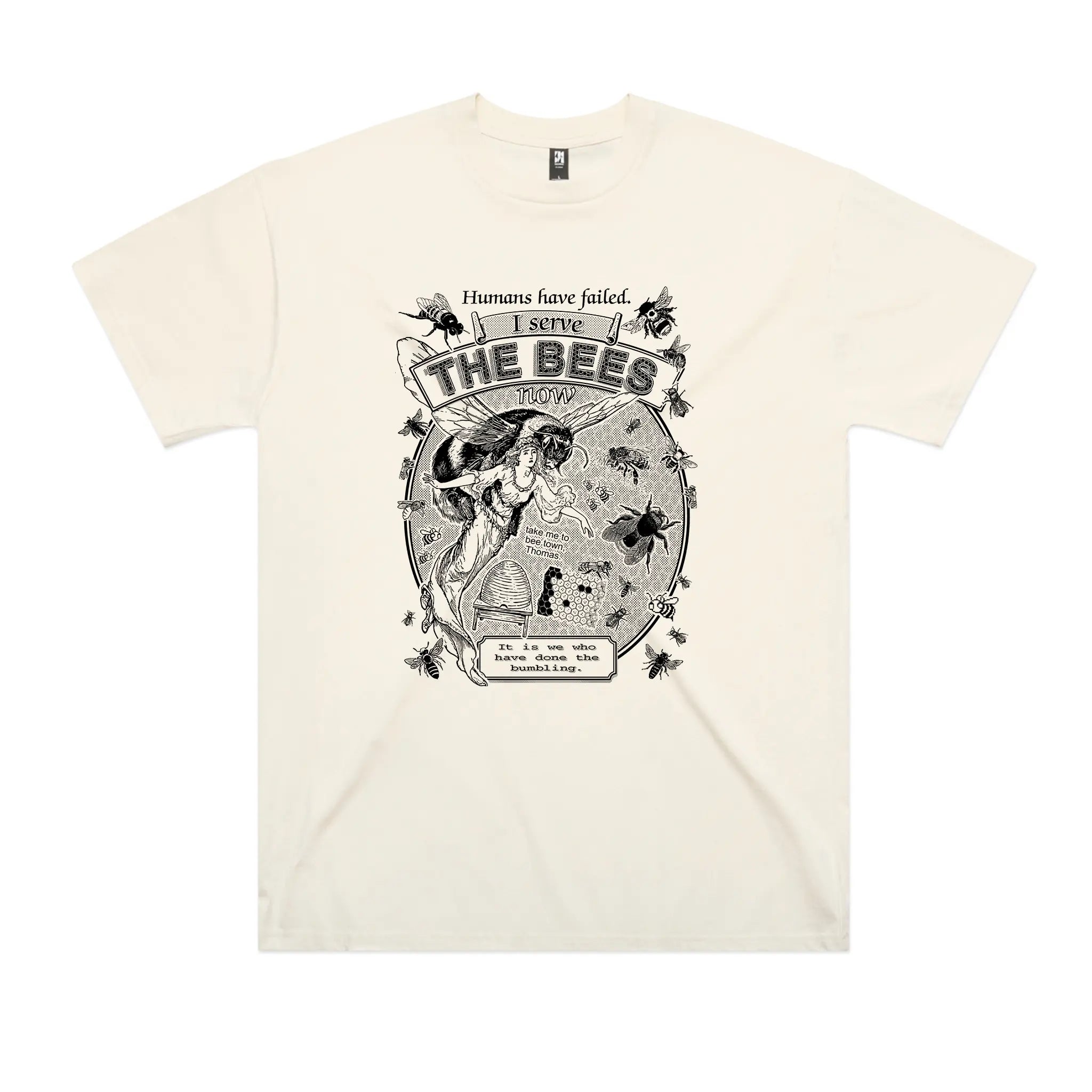 I Serve The Bees Oversized Tee
