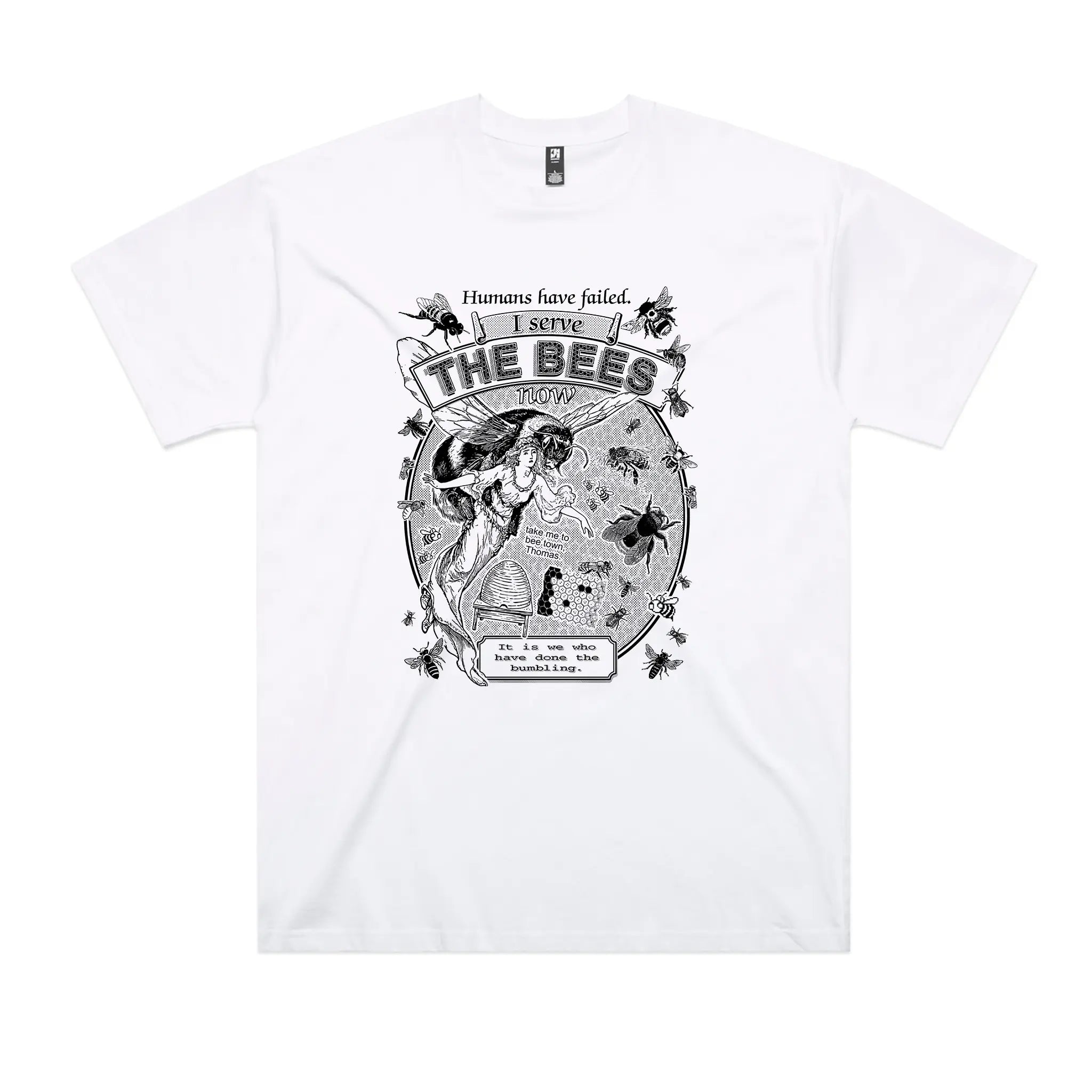 I Serve The Bees Oversized Tee