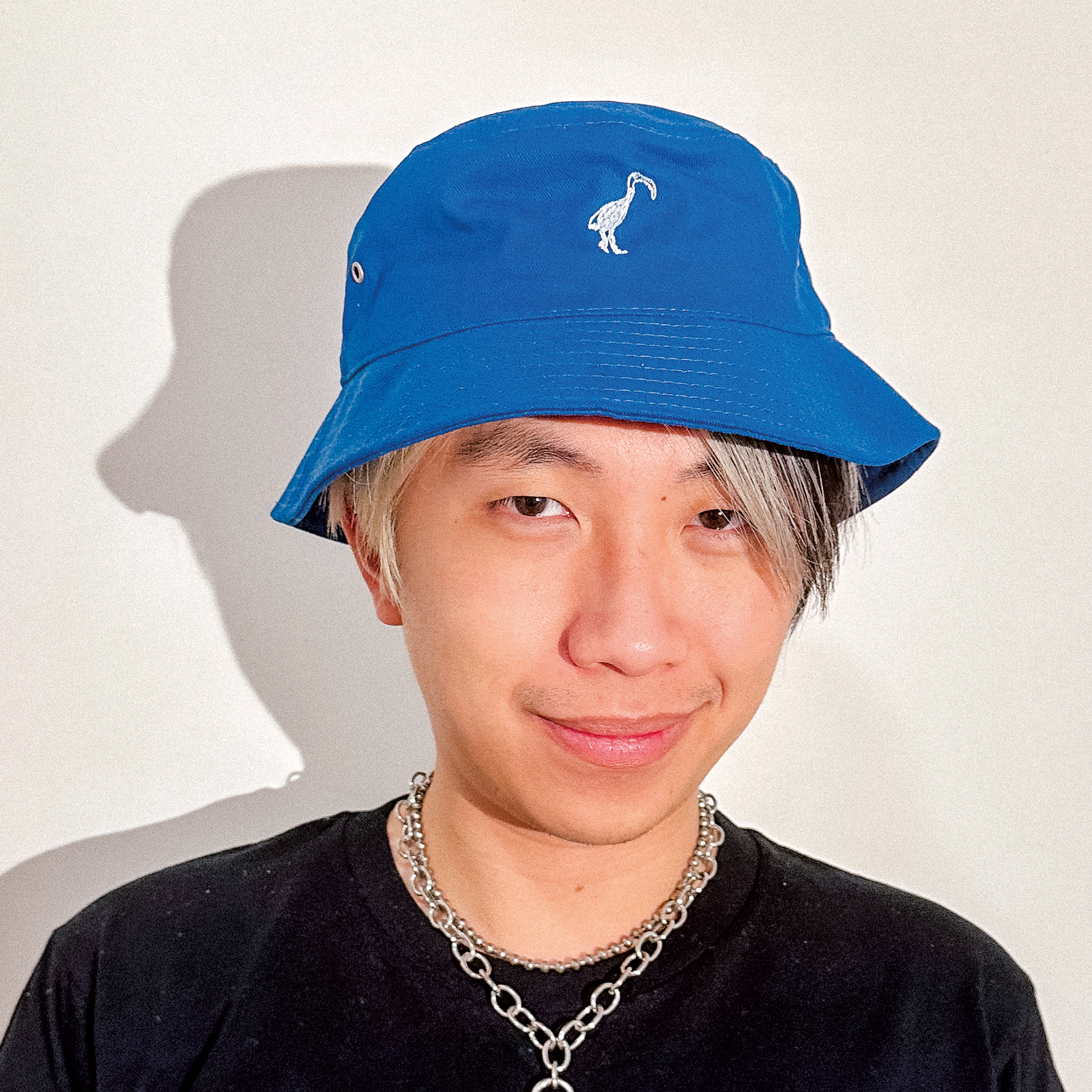 Royal Blue bucket hat with Ibis Logo Bucket Hat graphic by Lonely Kids Club