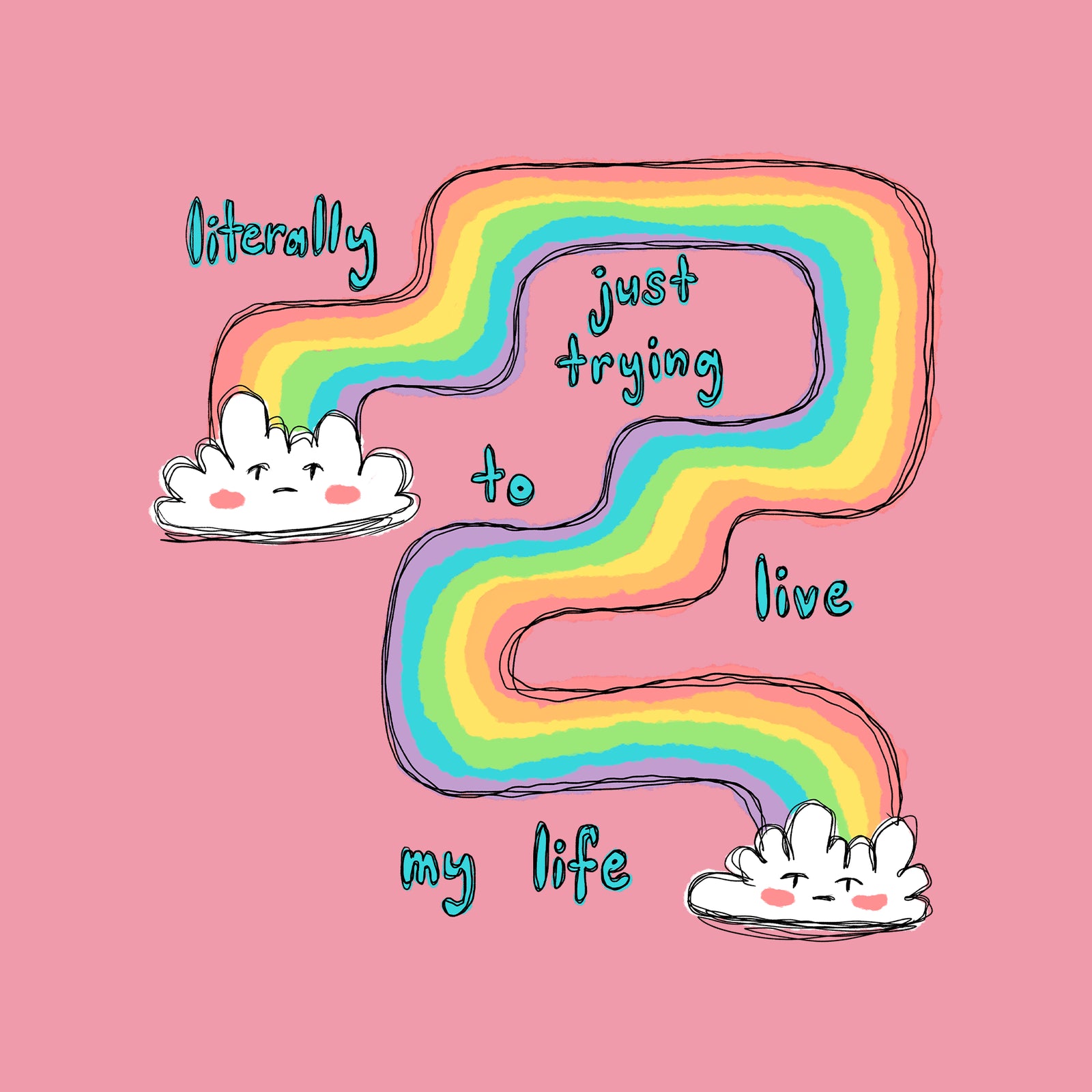 Just Trying To Live Tee