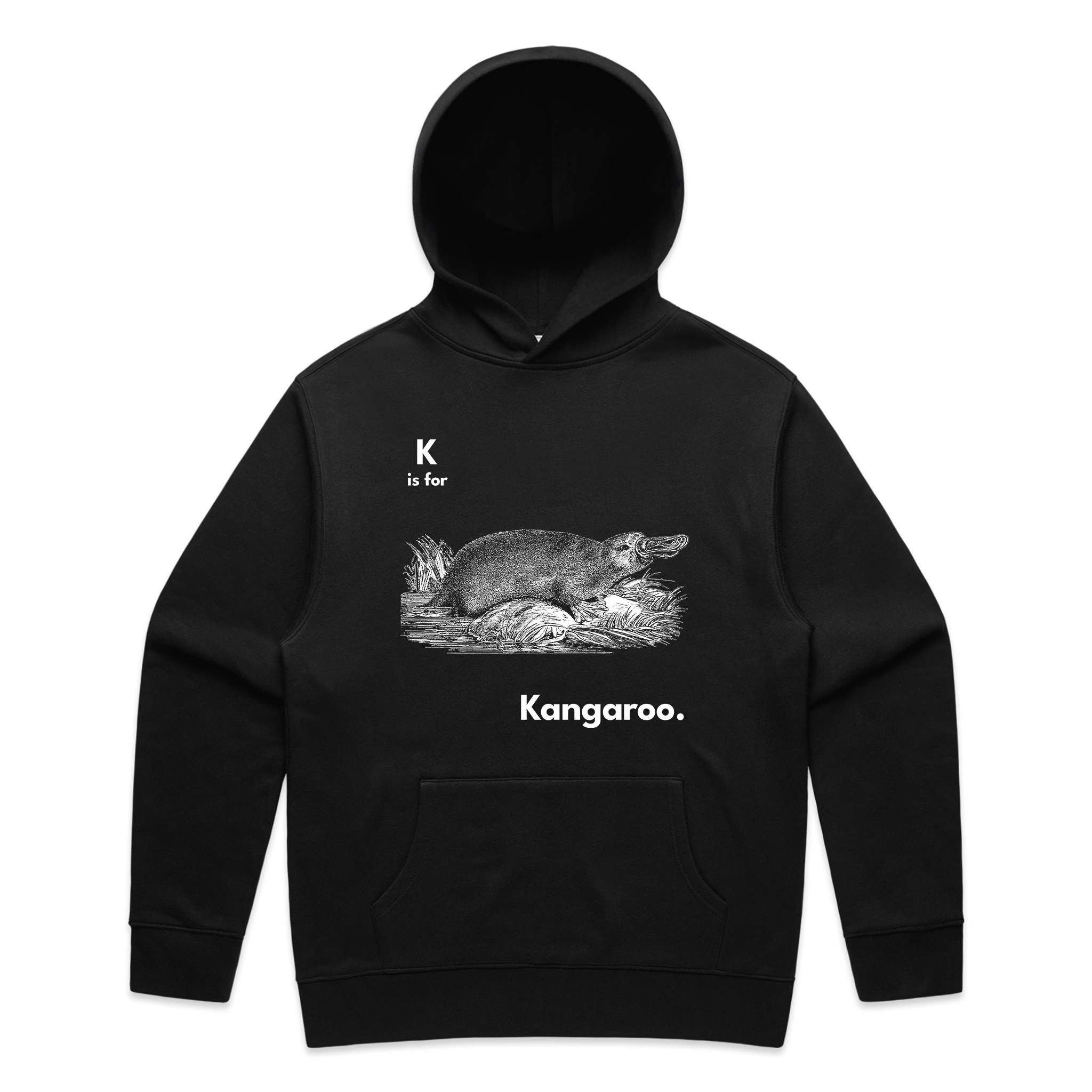 K Is For Kangaroo Hoodie