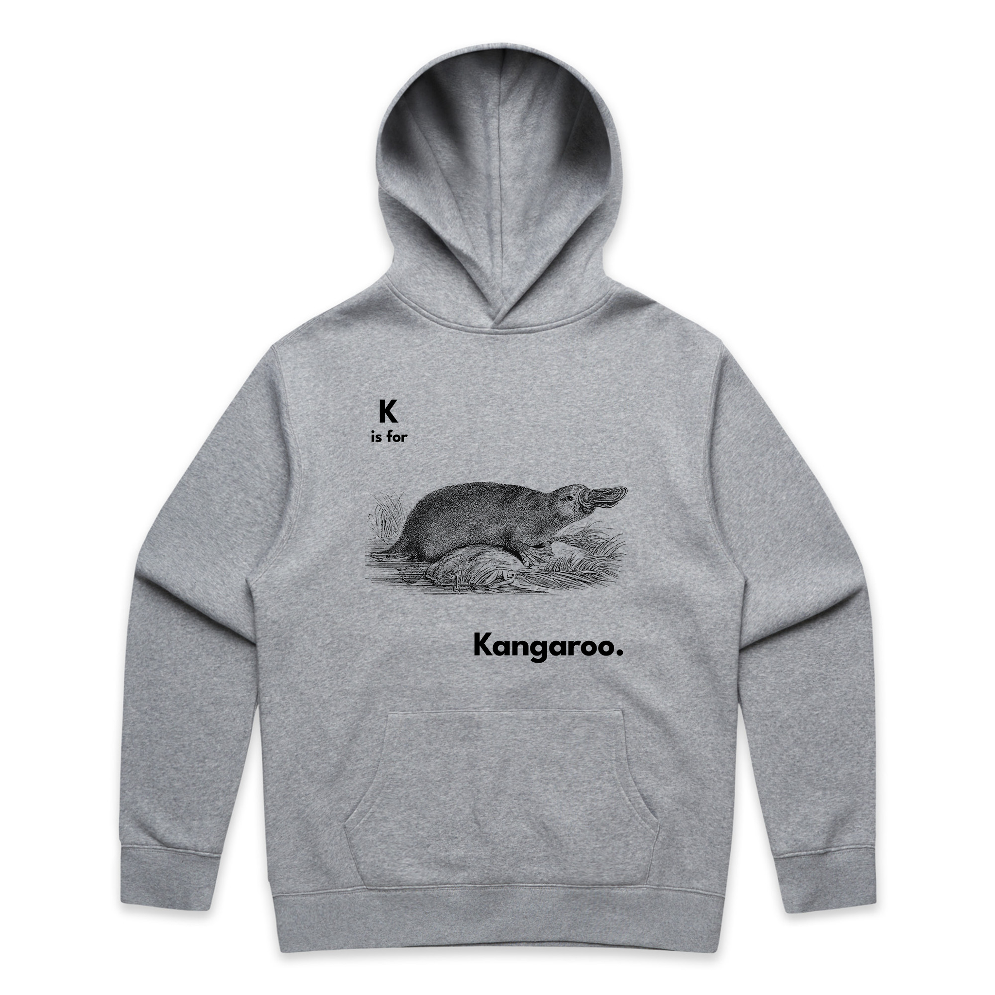 K Is For Kangaroo Hoodie