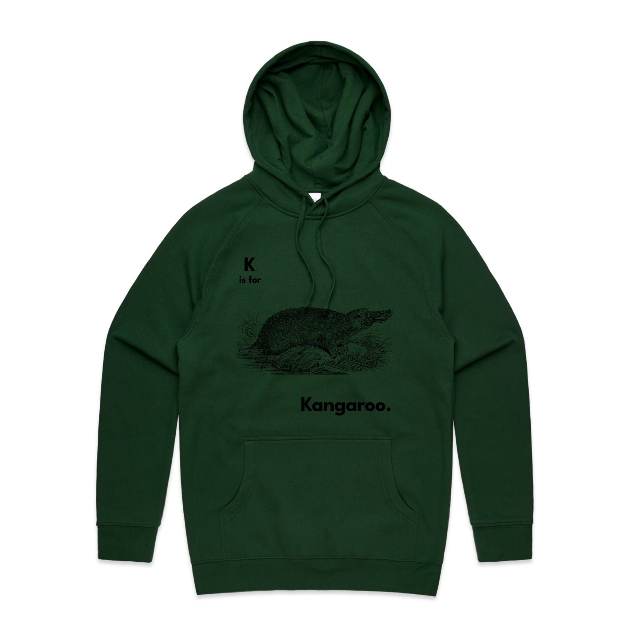 K Is For Kangaroo Hoodie