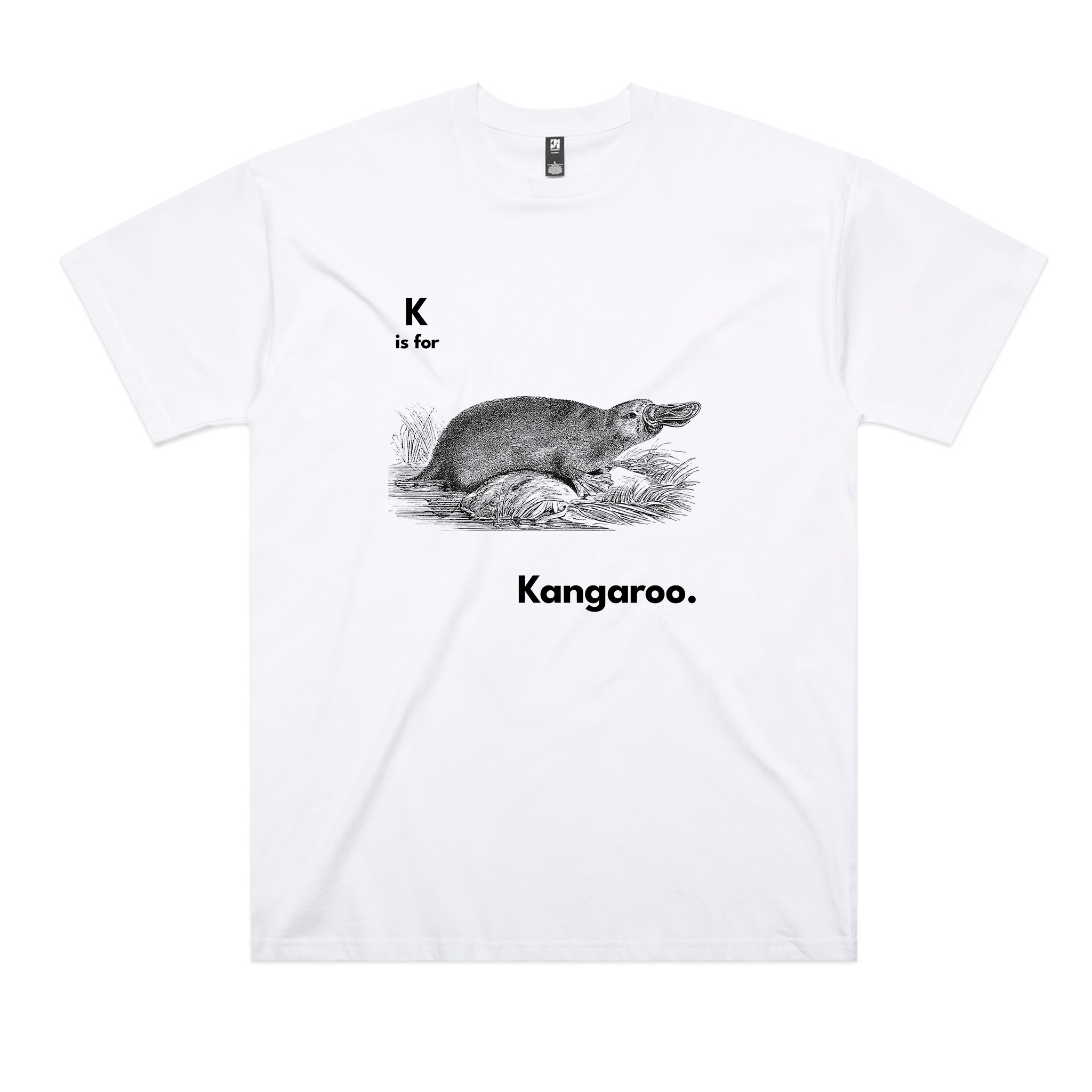 K Is For Kangaroo Oversized Tee