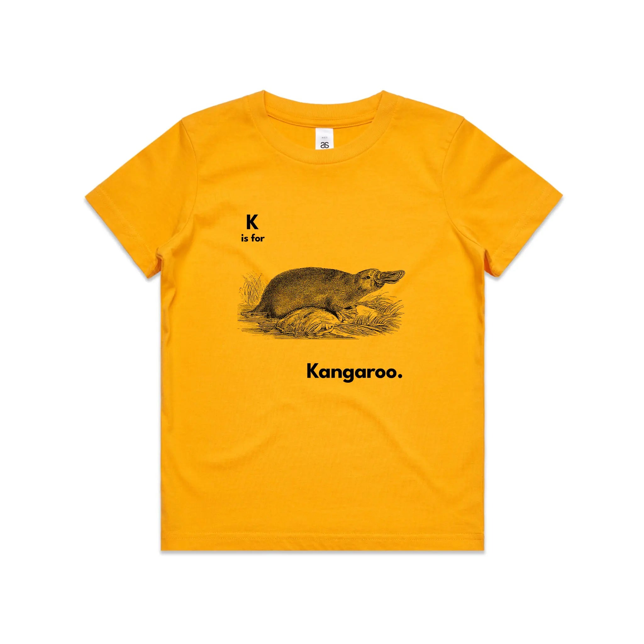 K Is For Kangaroo Kids Tee