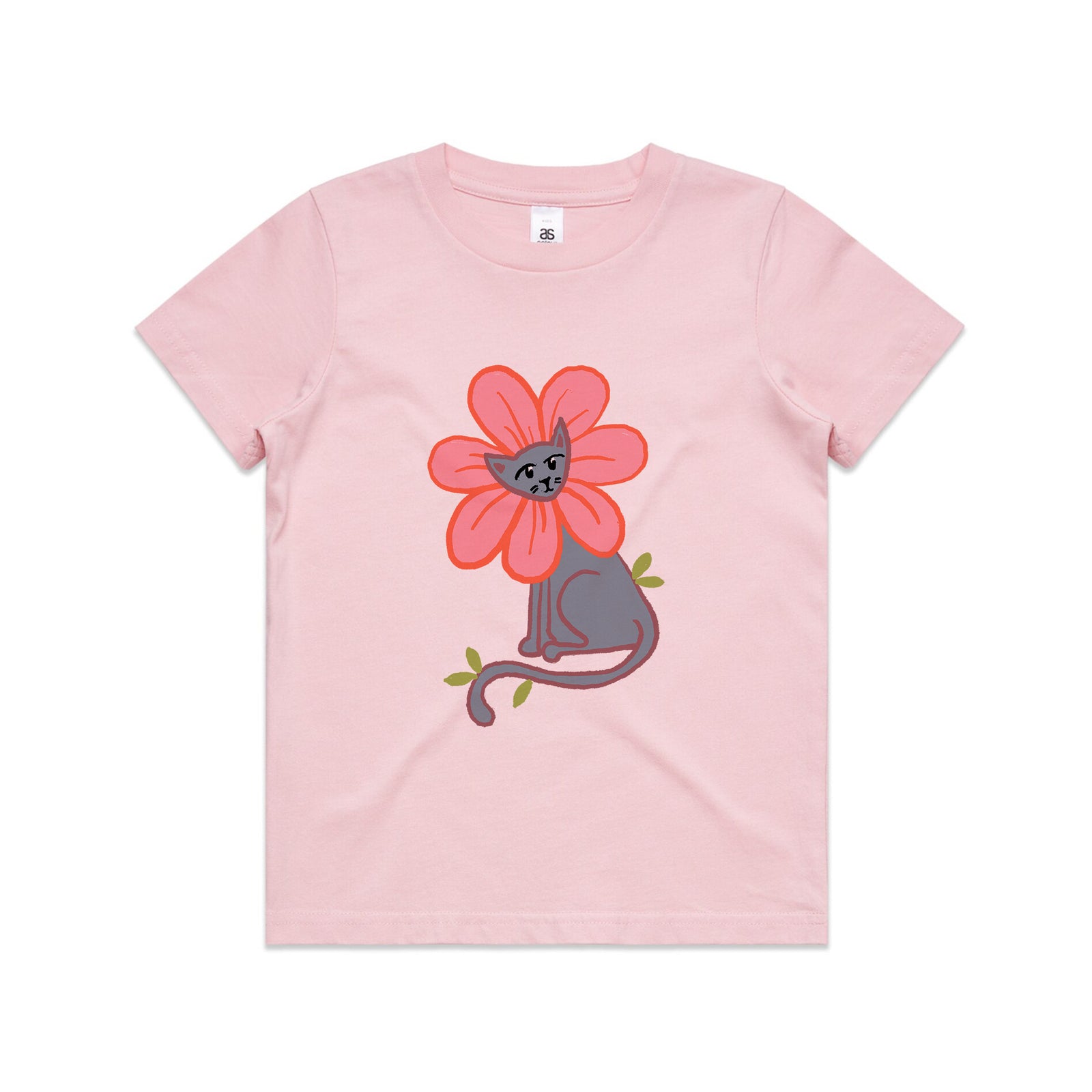 Kitty Flower Kids Tee