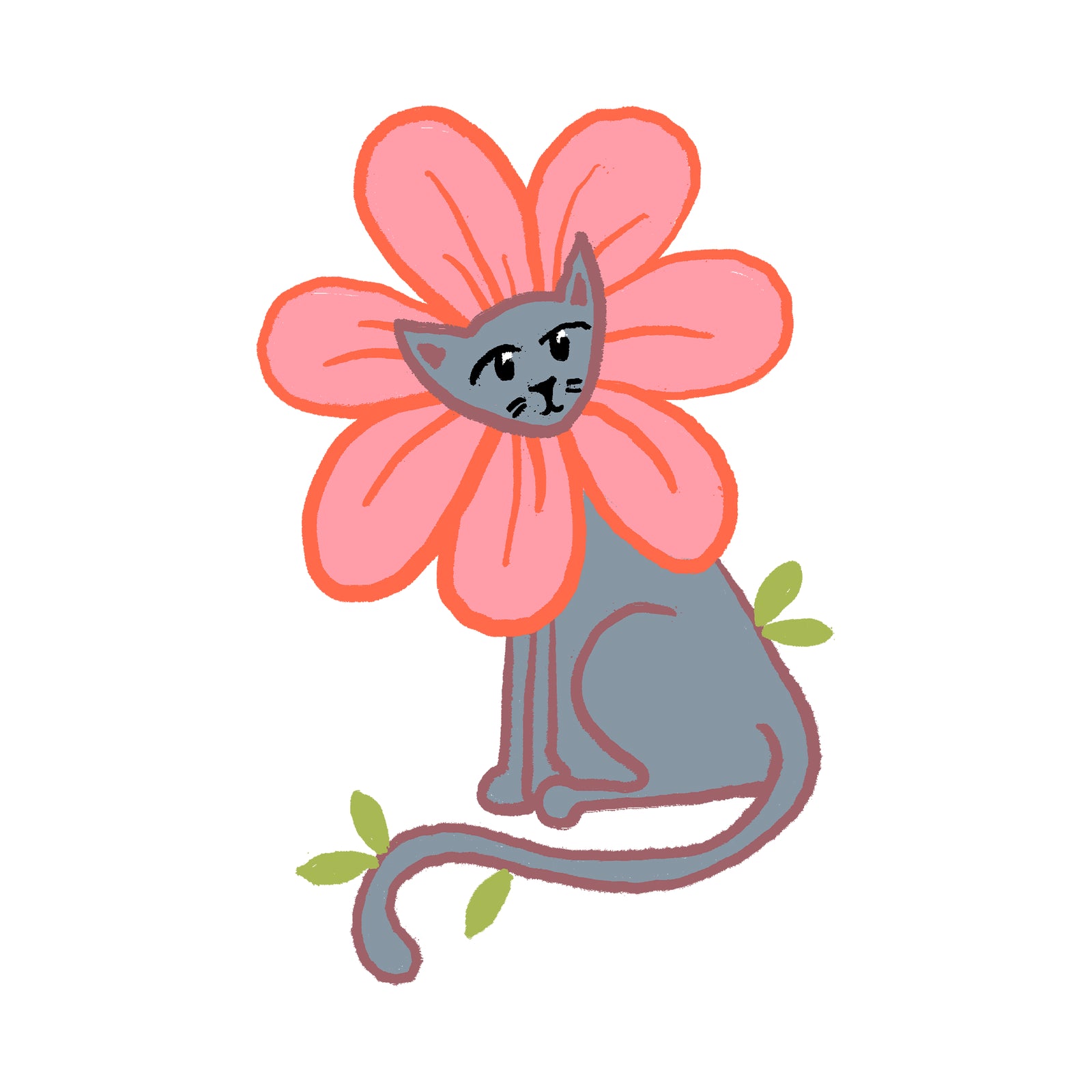 Kitty Flower Tee