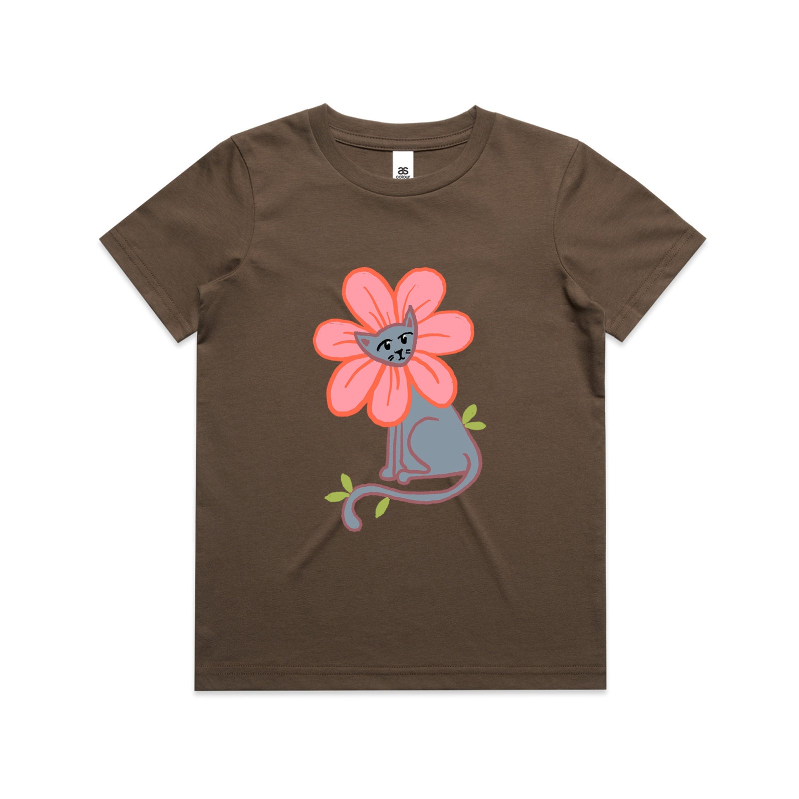 Kitty Flower Kids Tee