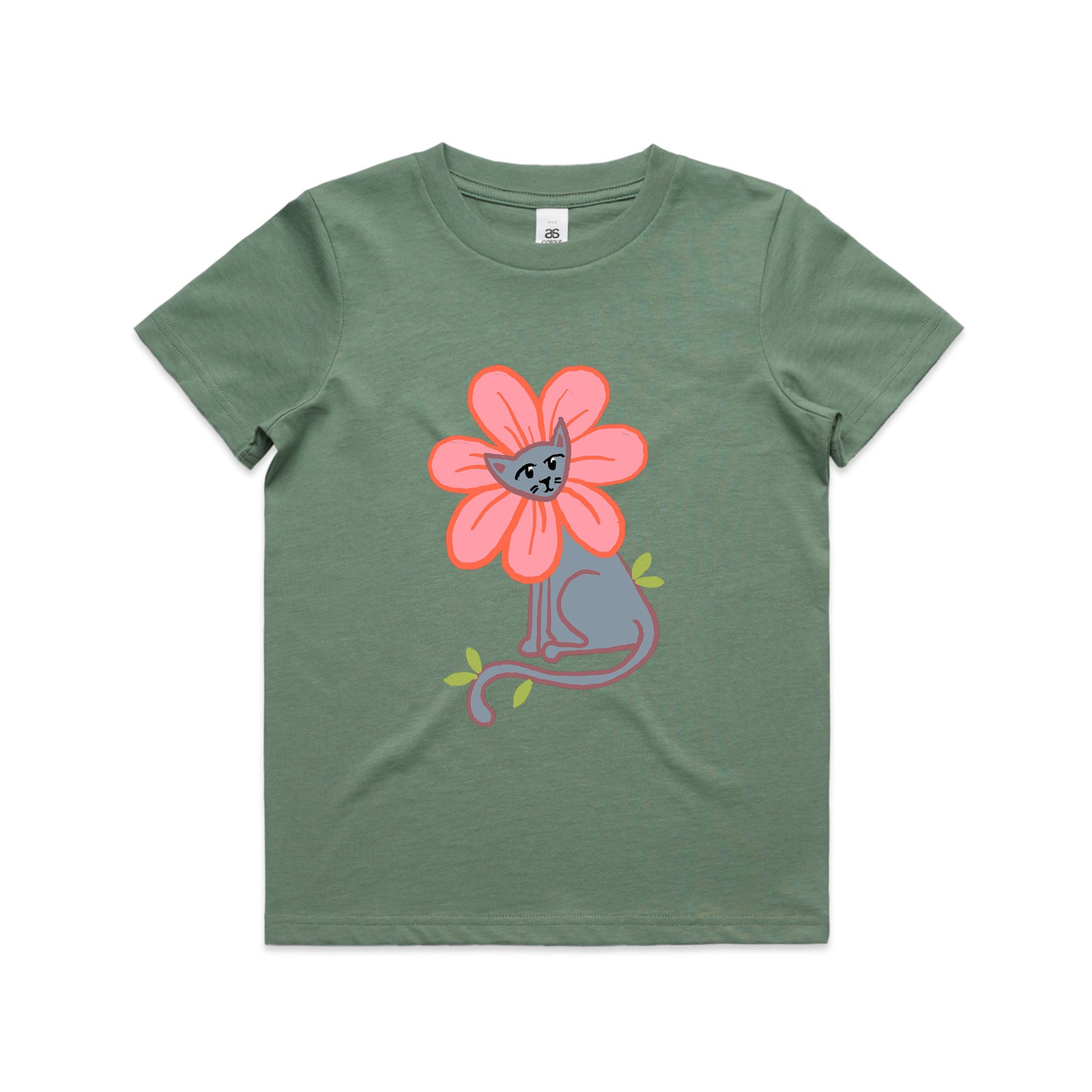Kitty Flower Kids Tee