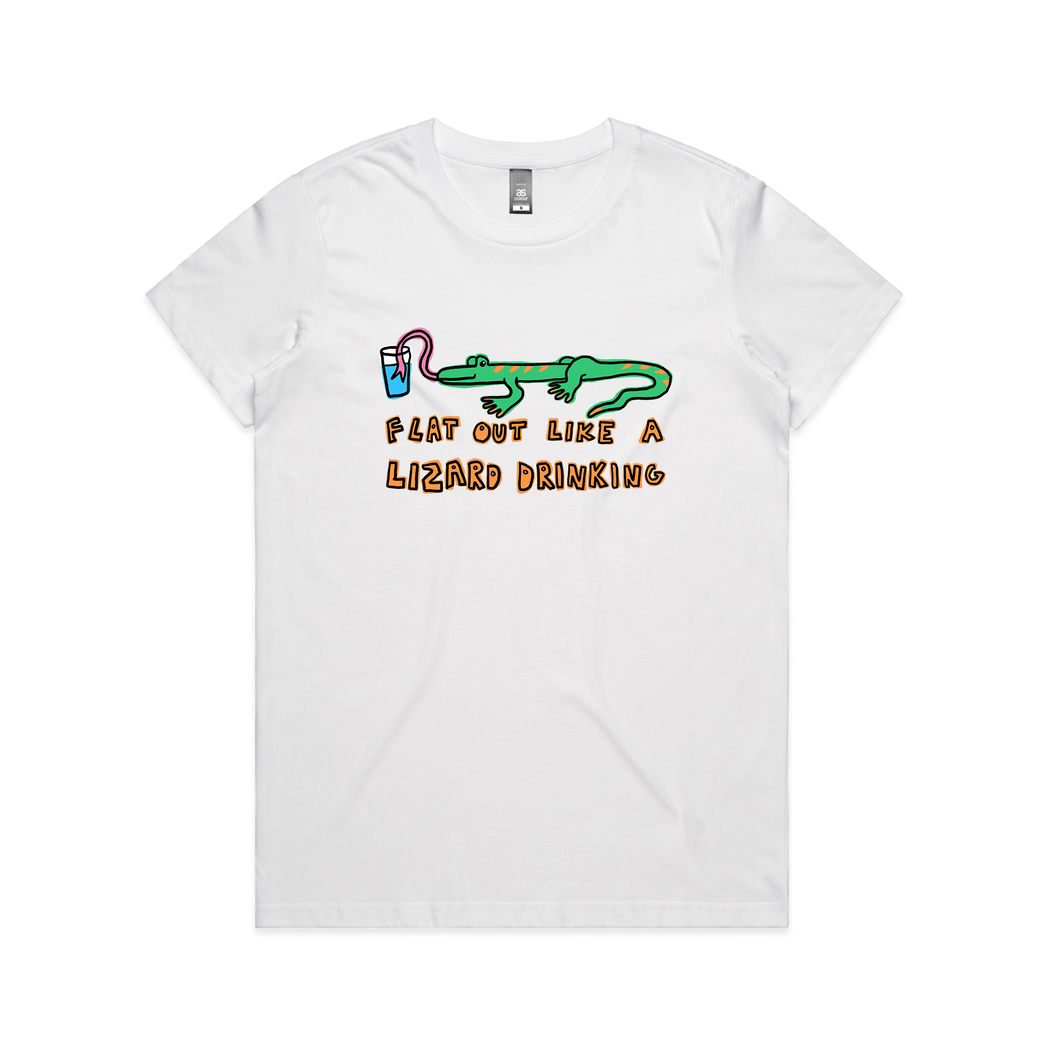 Lizard Drinking Tee