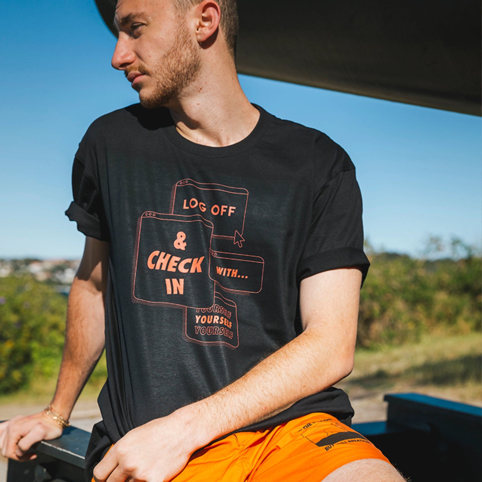 Log Off Tee