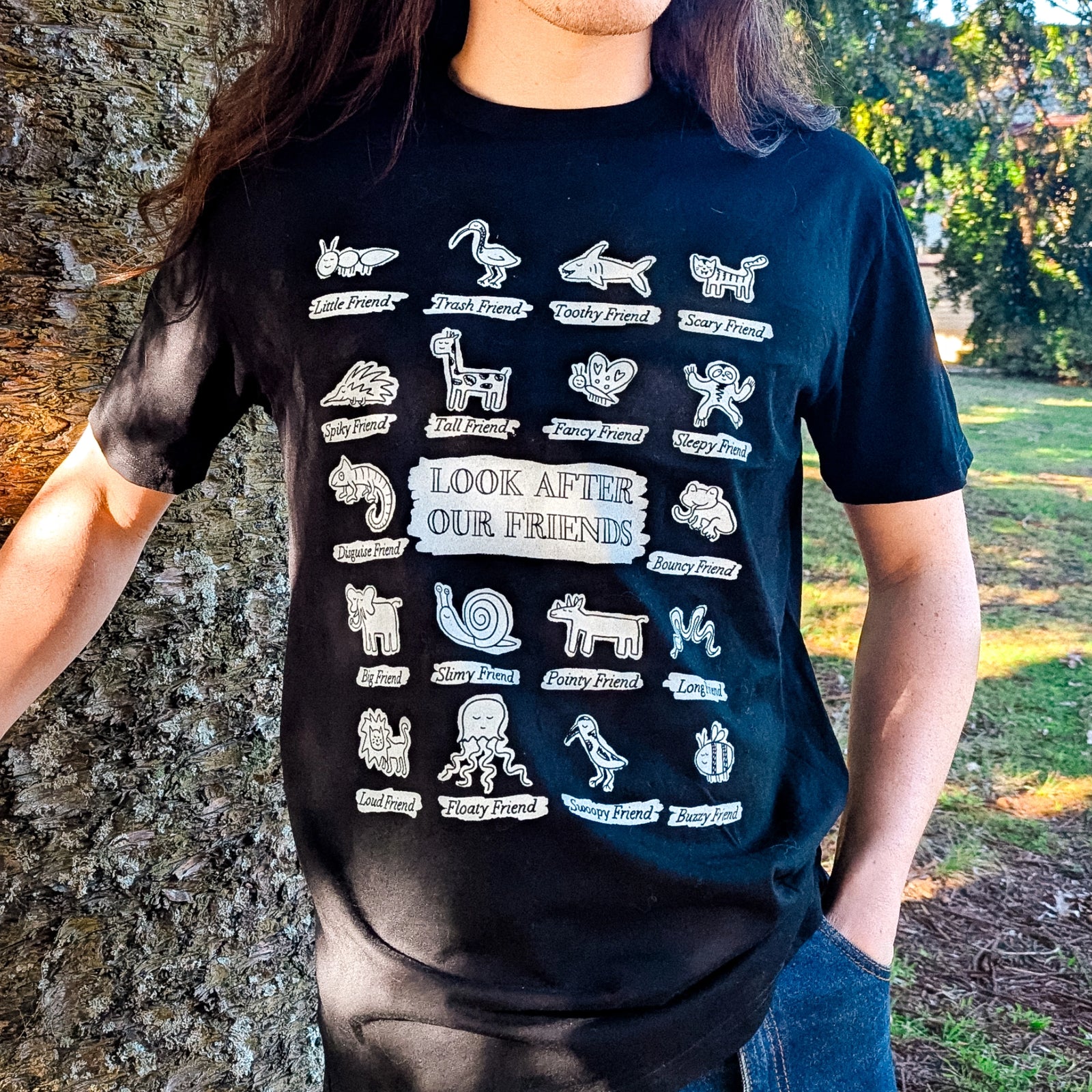 Look After Our Friends Tee
