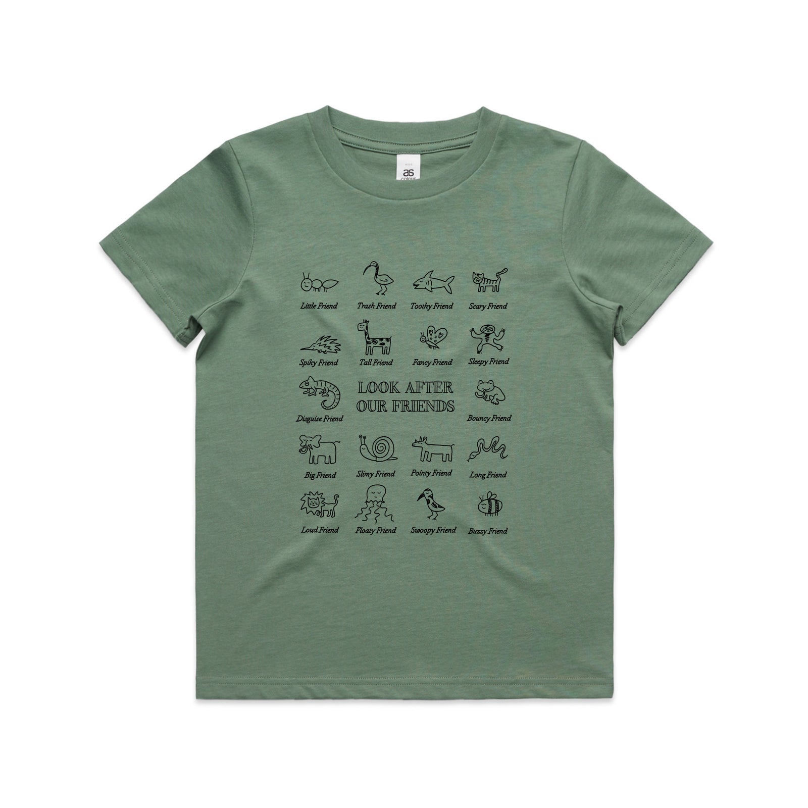 Look After Our Friends Kids Tee