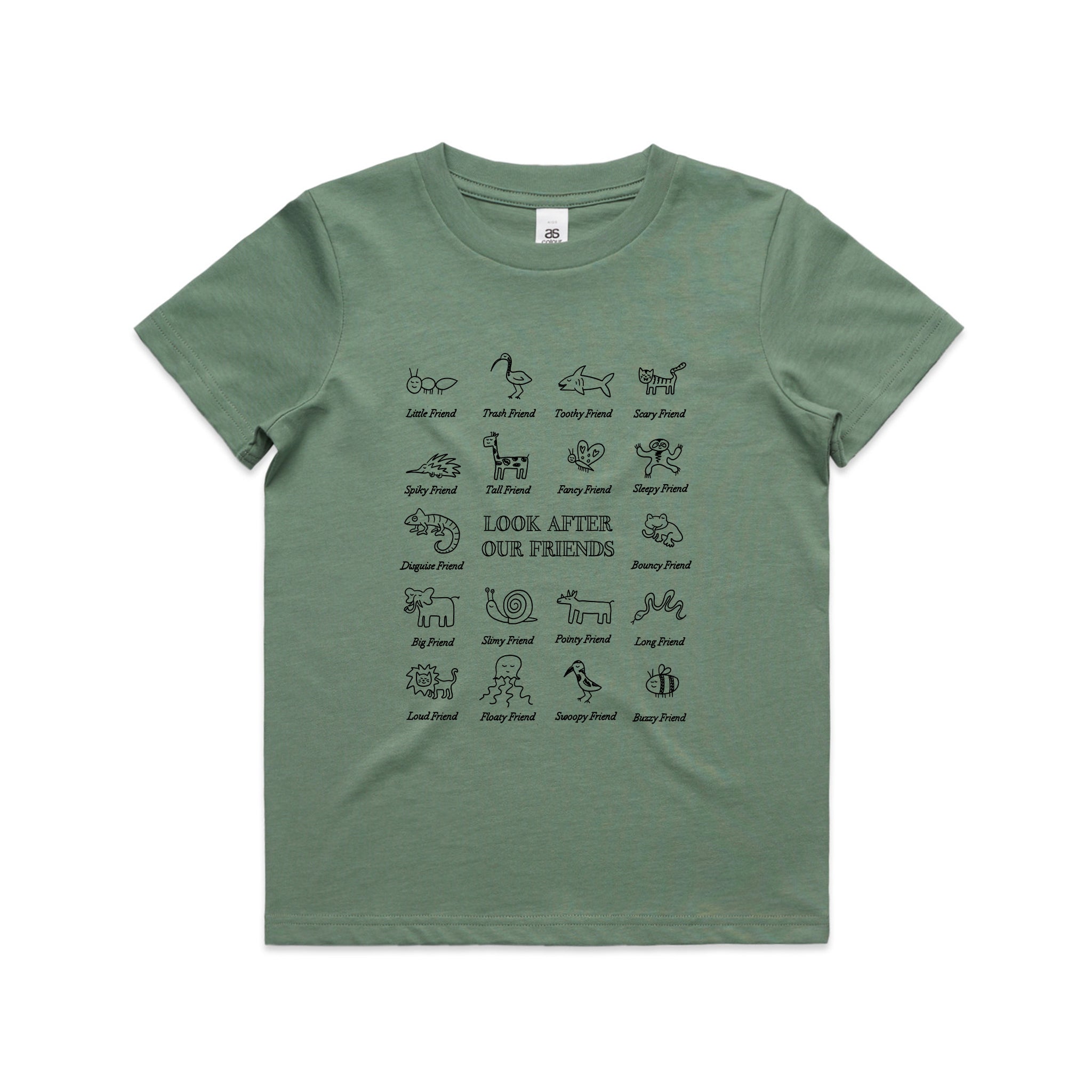 Look After Our Friends Kids Tee