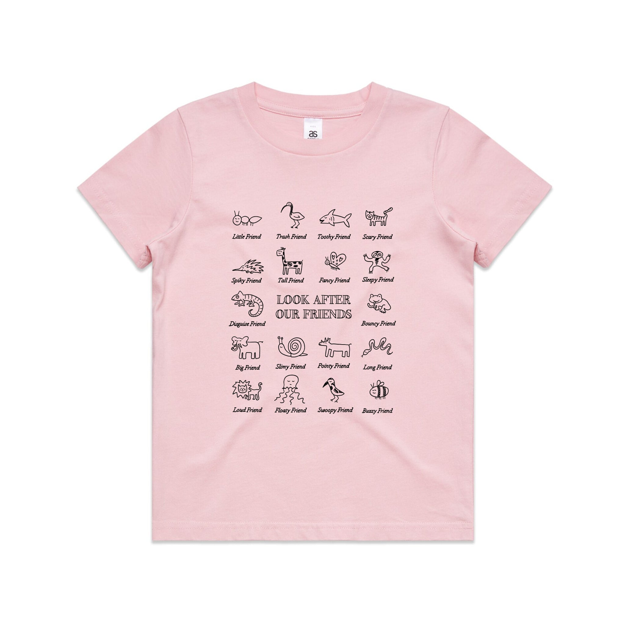 Look After Our Friends Kids Tee