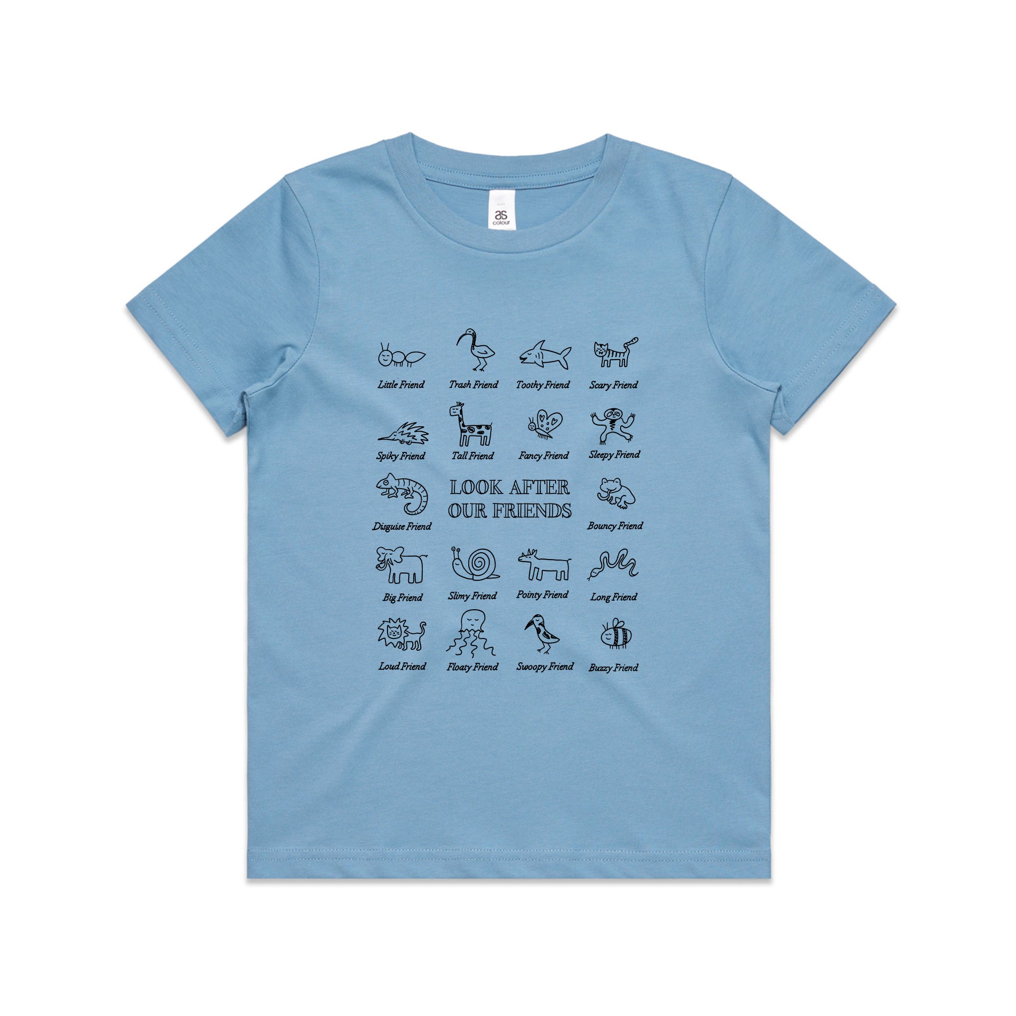 Look After Our Friends Kids Tee