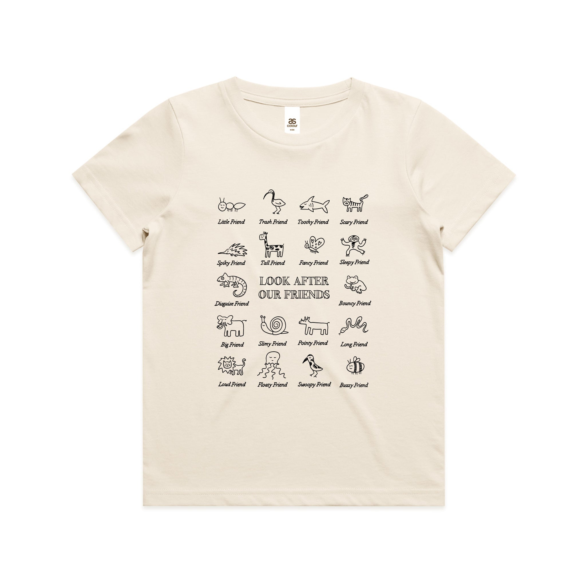 Look After Our Friends Kids Tee
