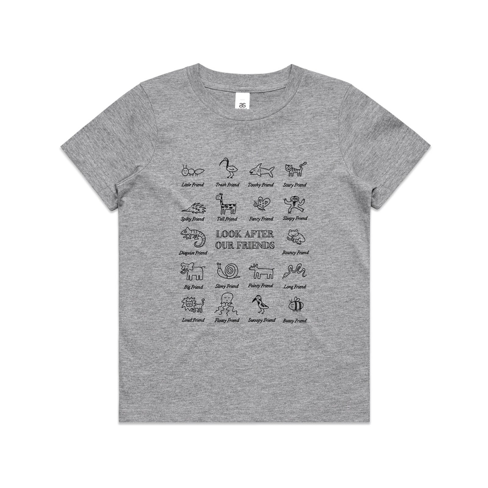 Look After Our Friends Kids Tee