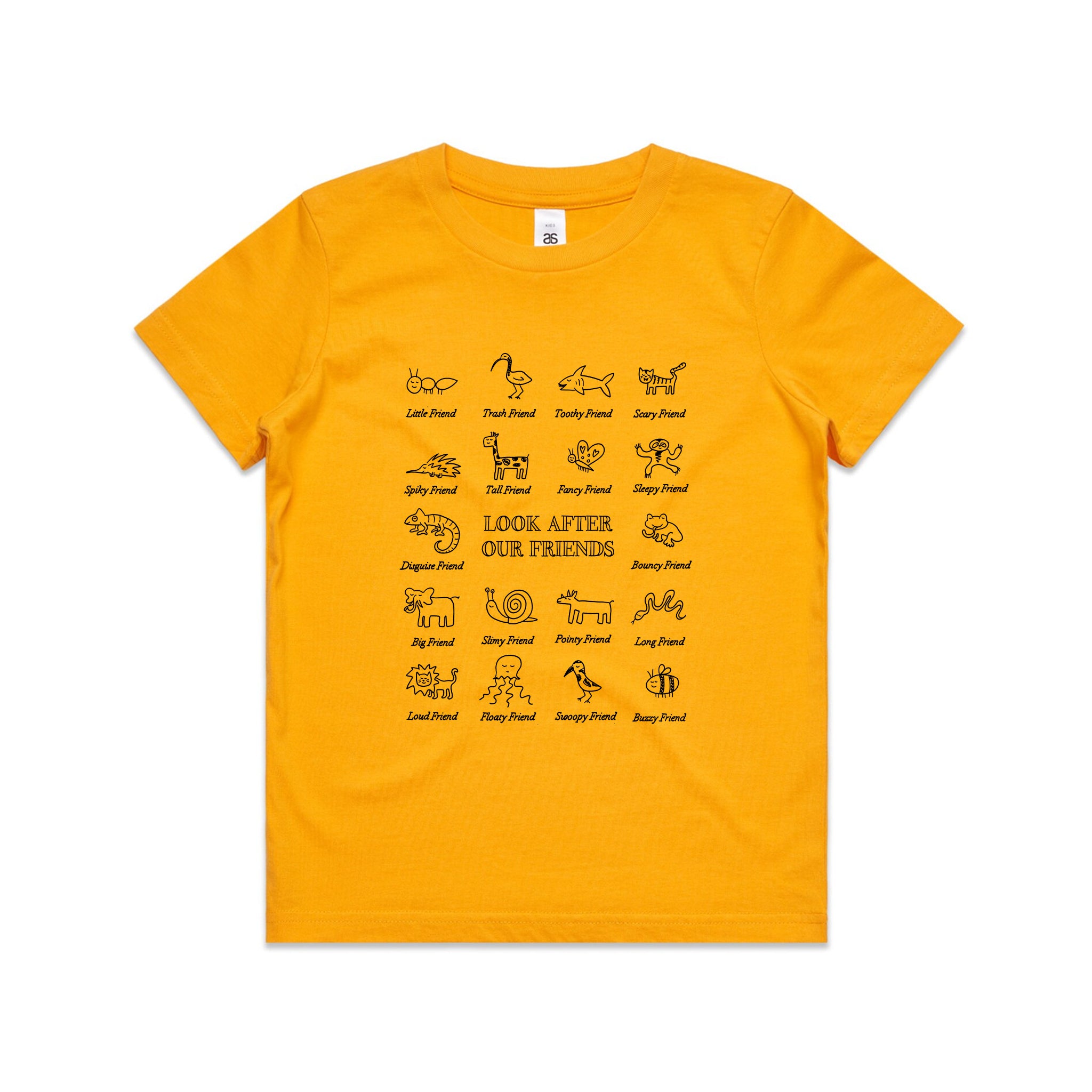 Look After Our Friends Kids Tee