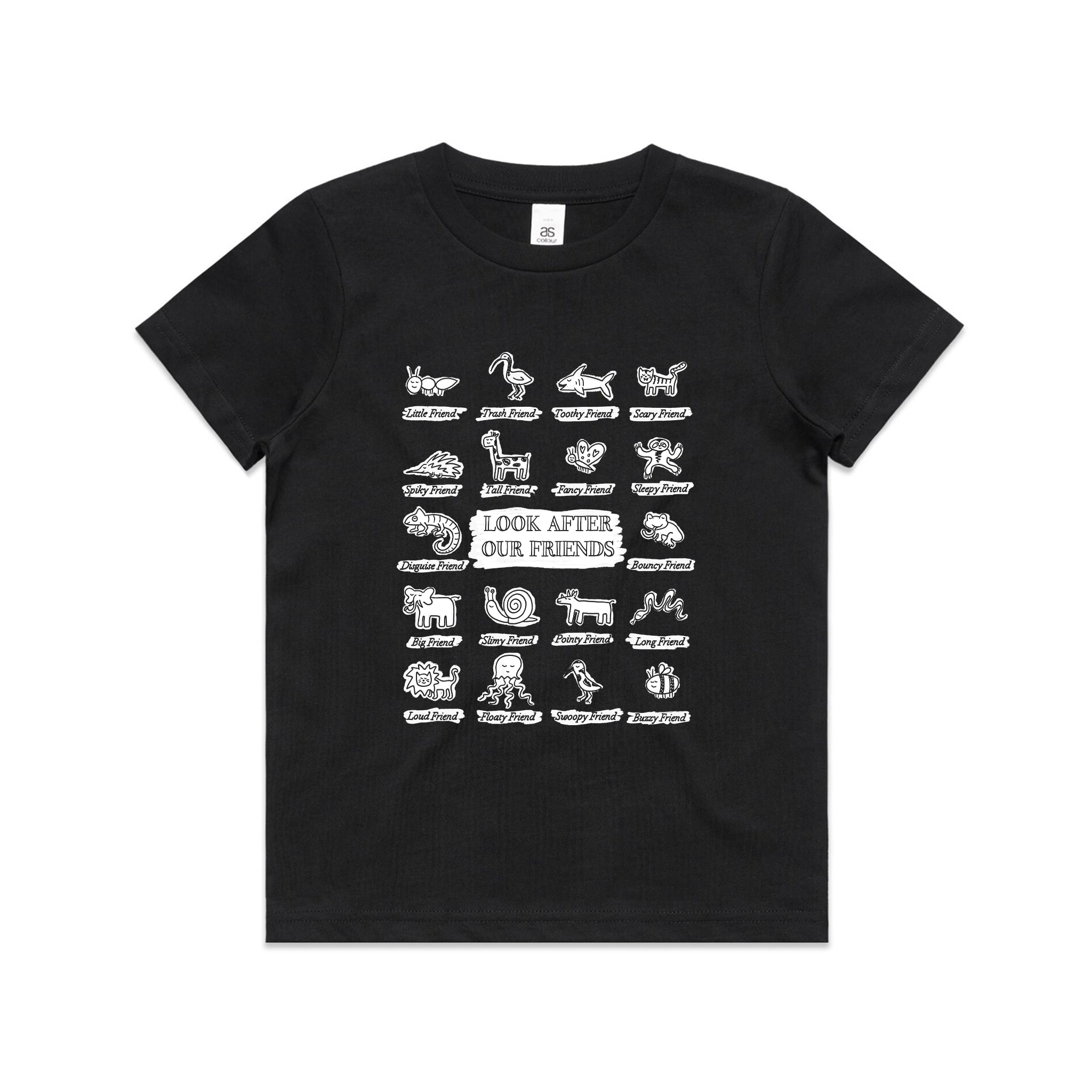 Look After Our Friends Kids Tee