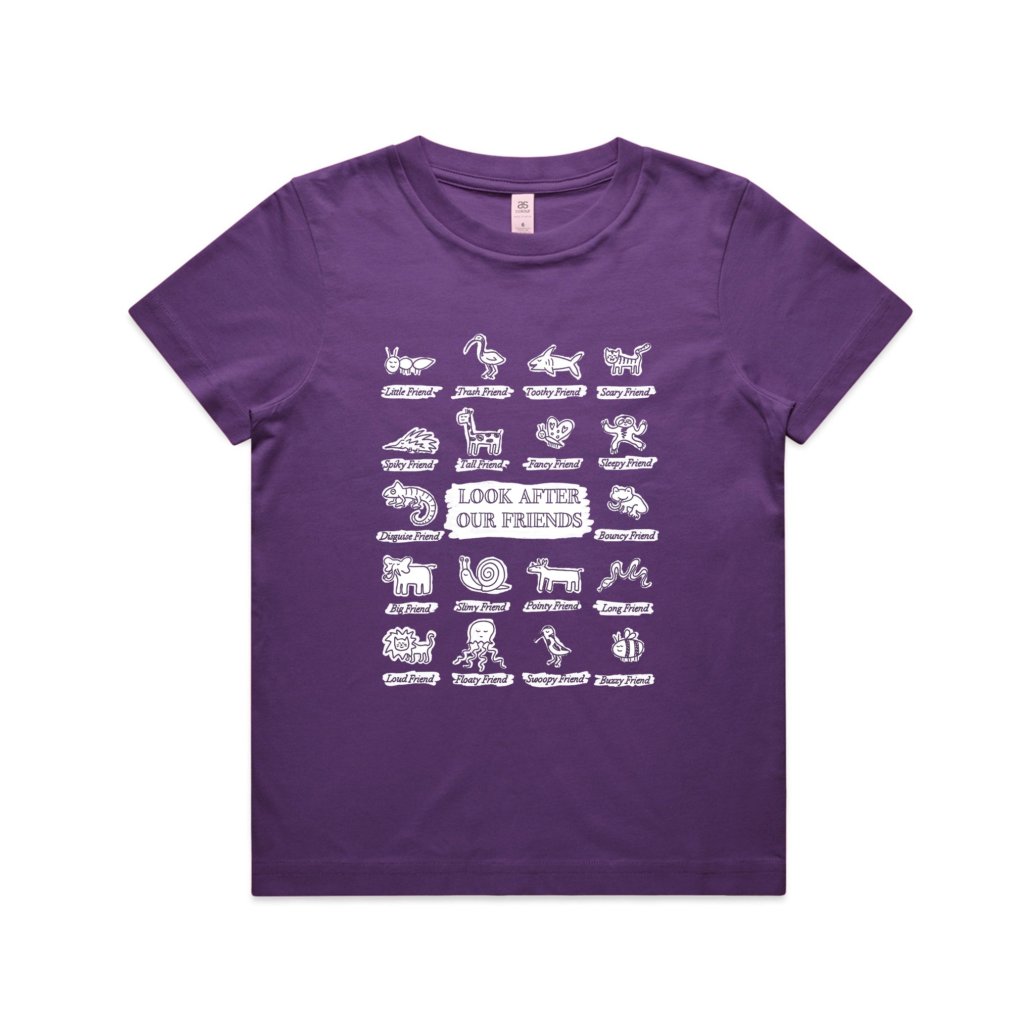 Look After Our Friends Kids Tee