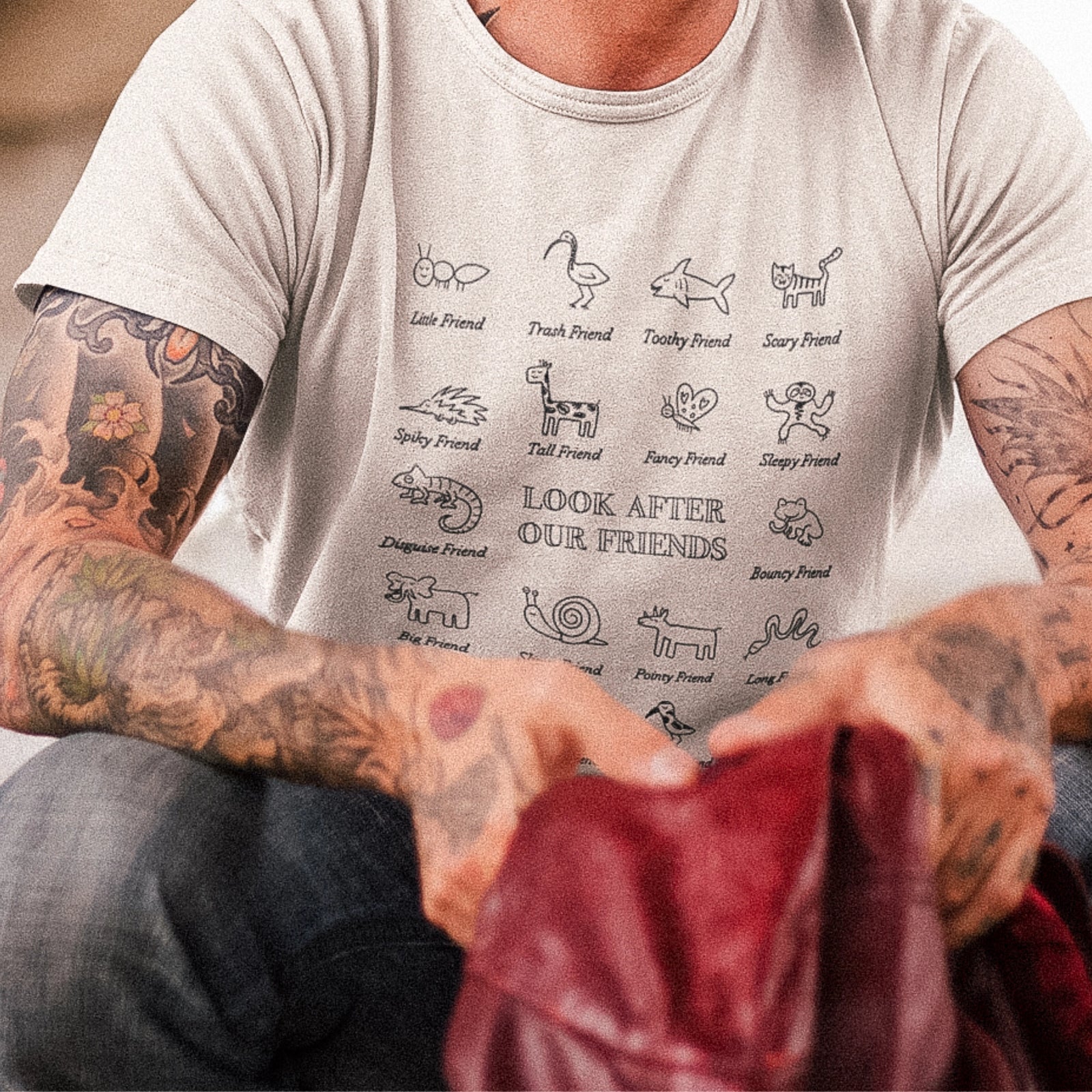 Look After Our Friends Tee