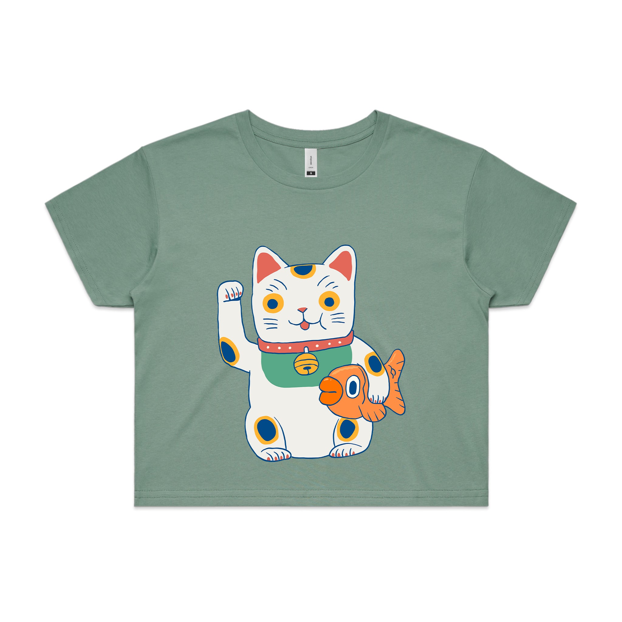 Lucky Cat & Fish Tee