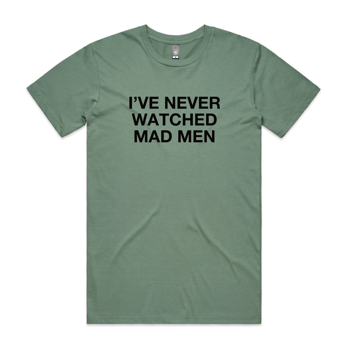 Sage regular t-shirt with Mad Men TV design from Lonely Kids Club