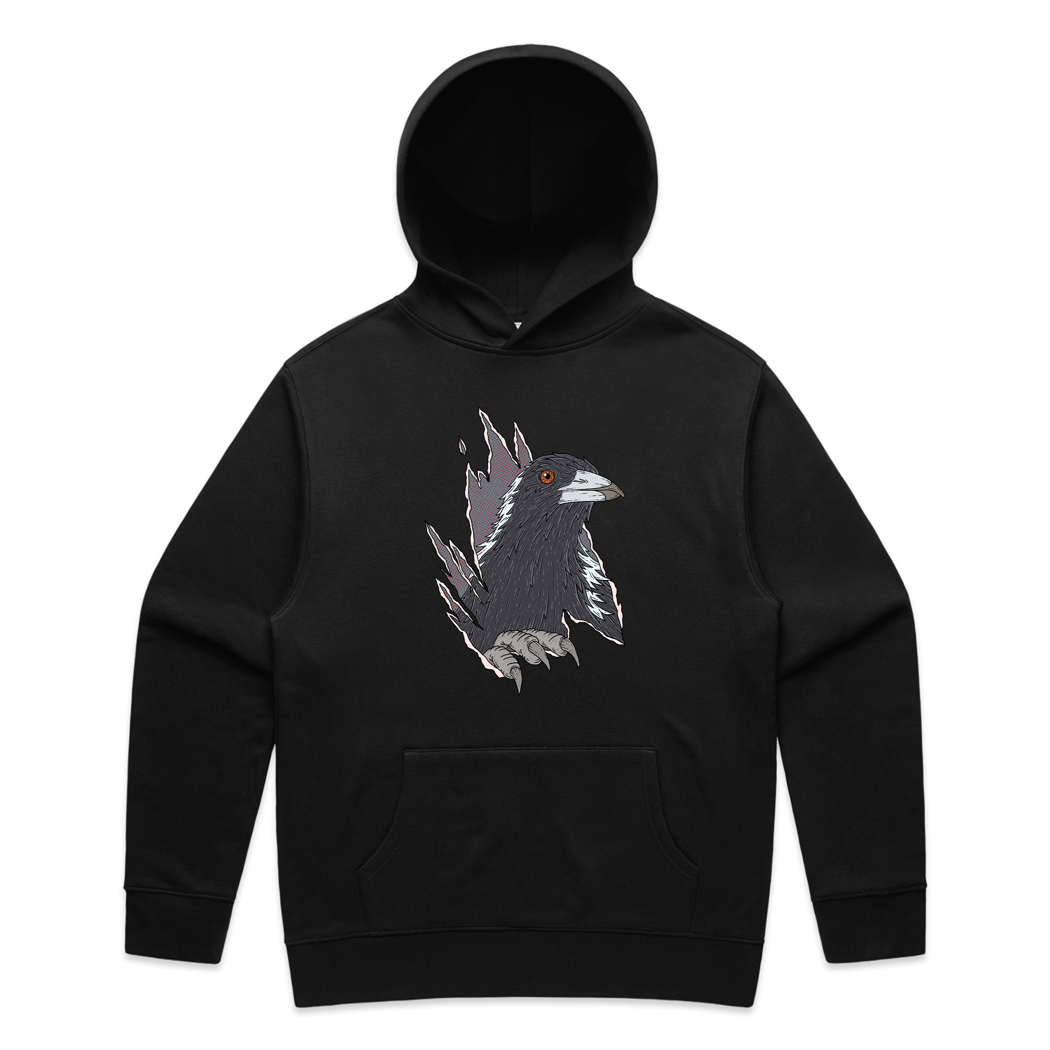 Magpie Attack Hoodie